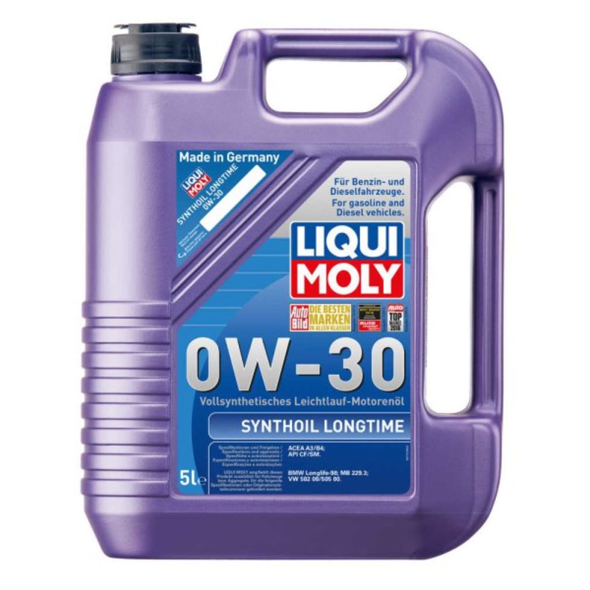 Motoröl LIQUI MOLY Synthoil LONGTIME 0W30 5L