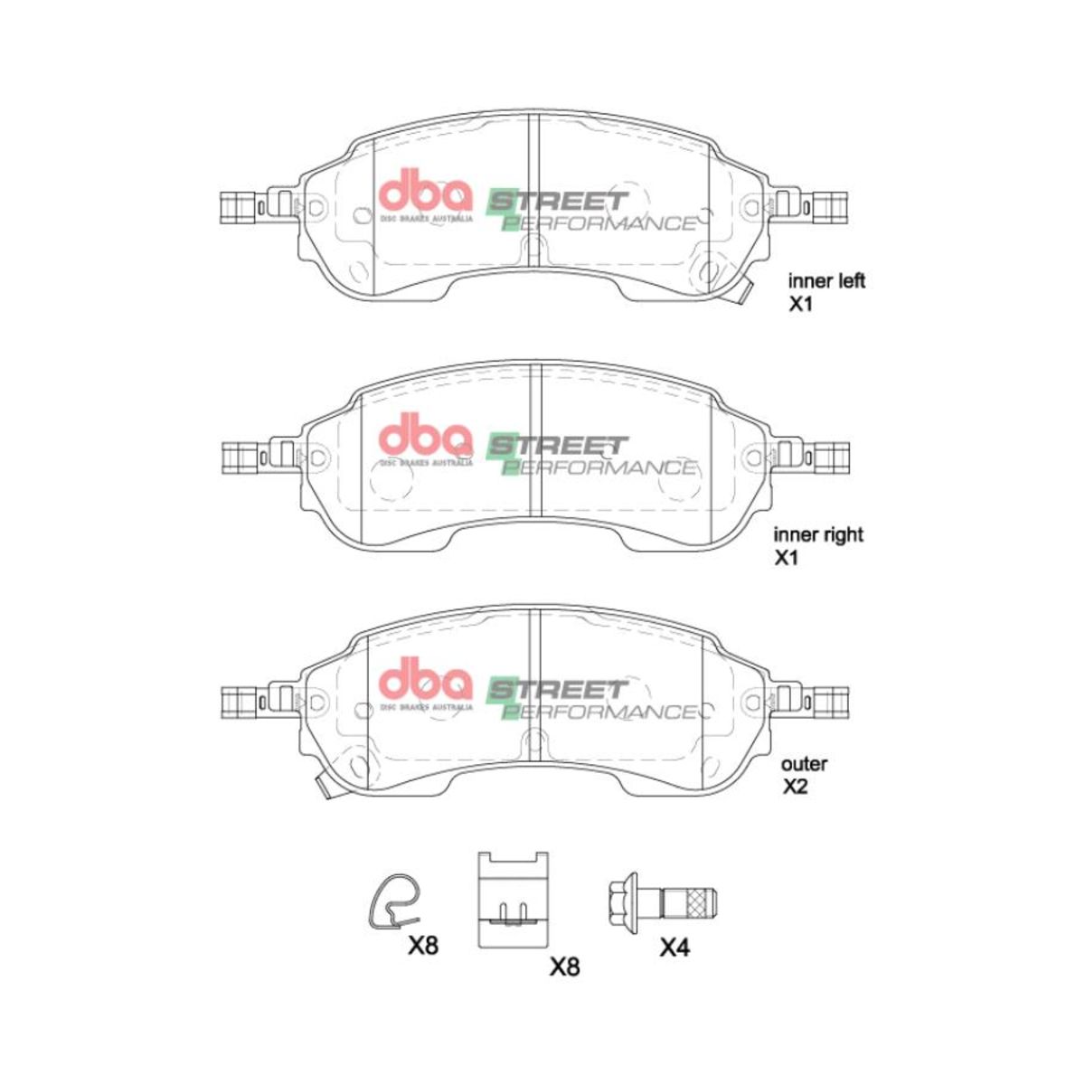 Tuning-Bremsklötze DBA DB2388SP