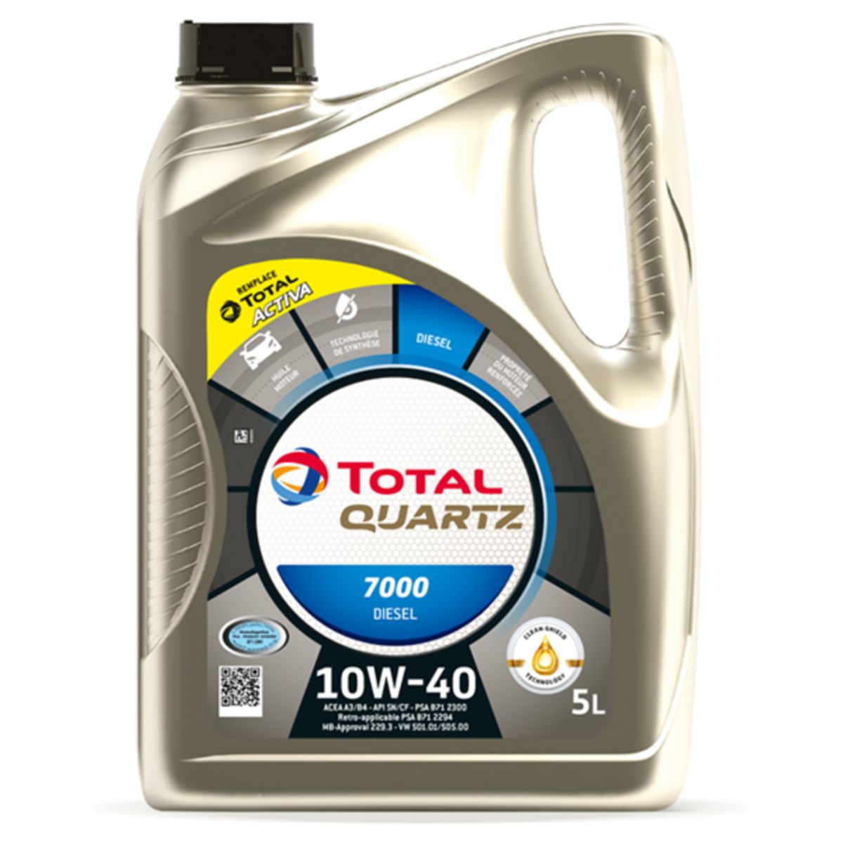 Motoröl TotalEnergies Quartz 7000 DIESEL 5L
