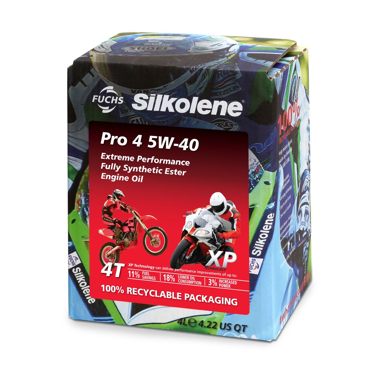 Motoröl SILKOLENE 602013712 PRO 4 5W40 XP 4L