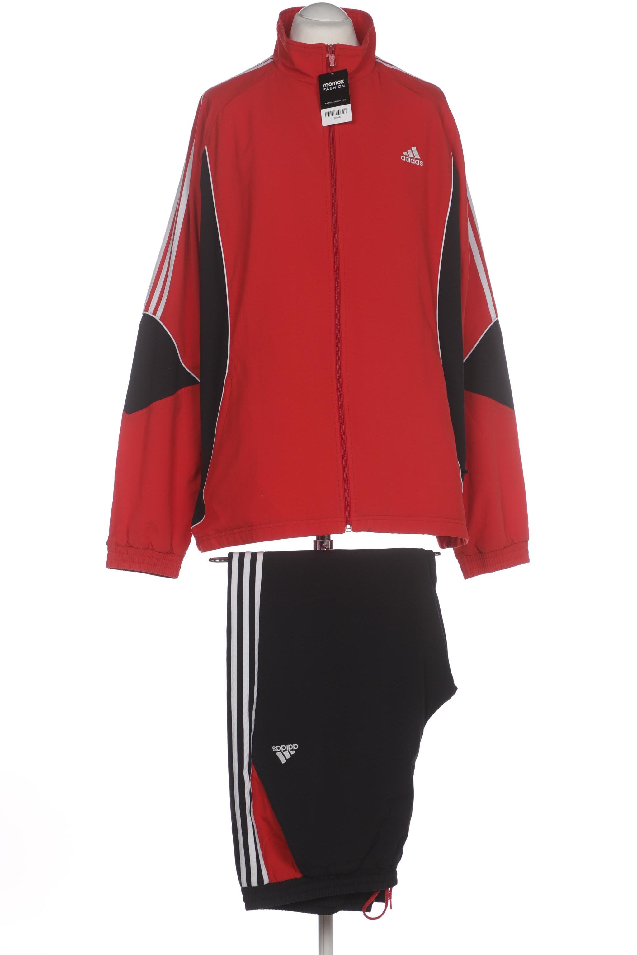 adidas Herren Anzug, rot, Gr. 56