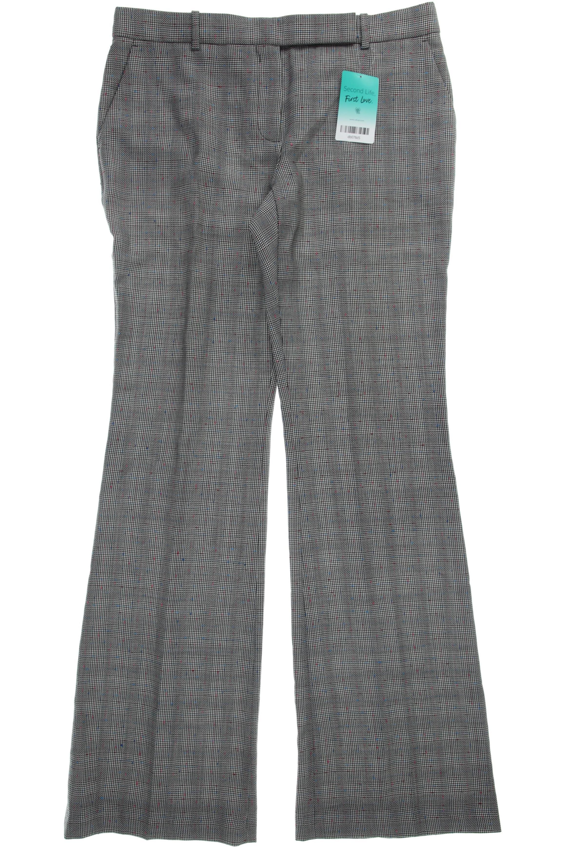 Alexander McQueen Damen Stoffhose, grau, Gr. 44