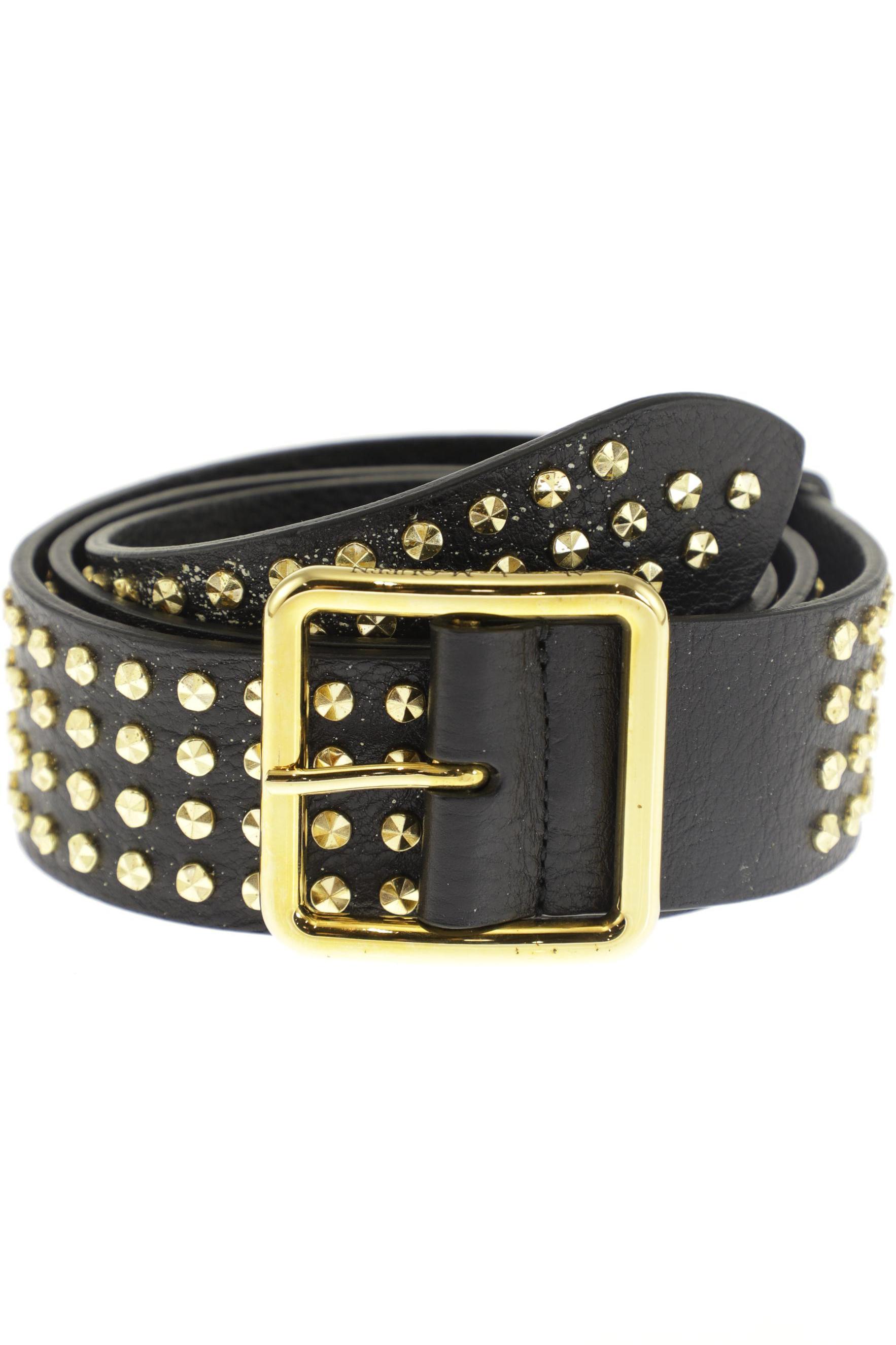 Alexander McQueen Damen Gürtel, schwarz, Gr. 80