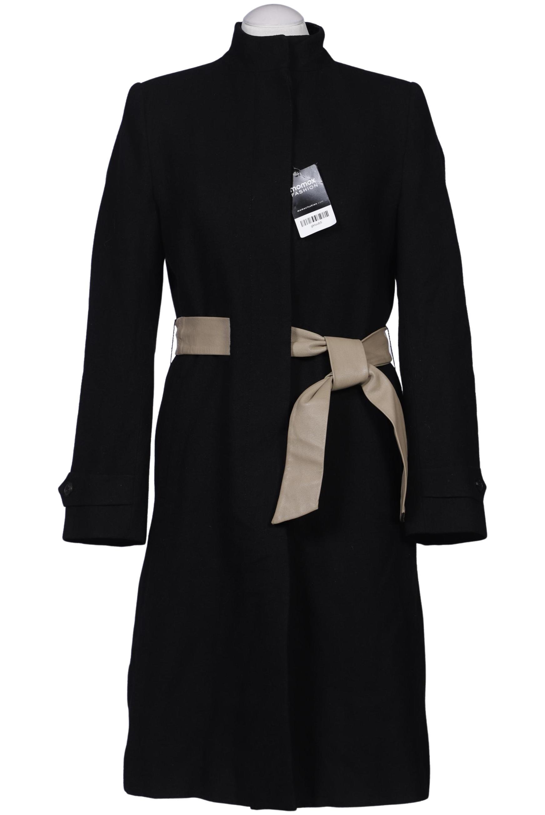 Alexander McQueen Damen Mantel, schwarz, Gr. 40