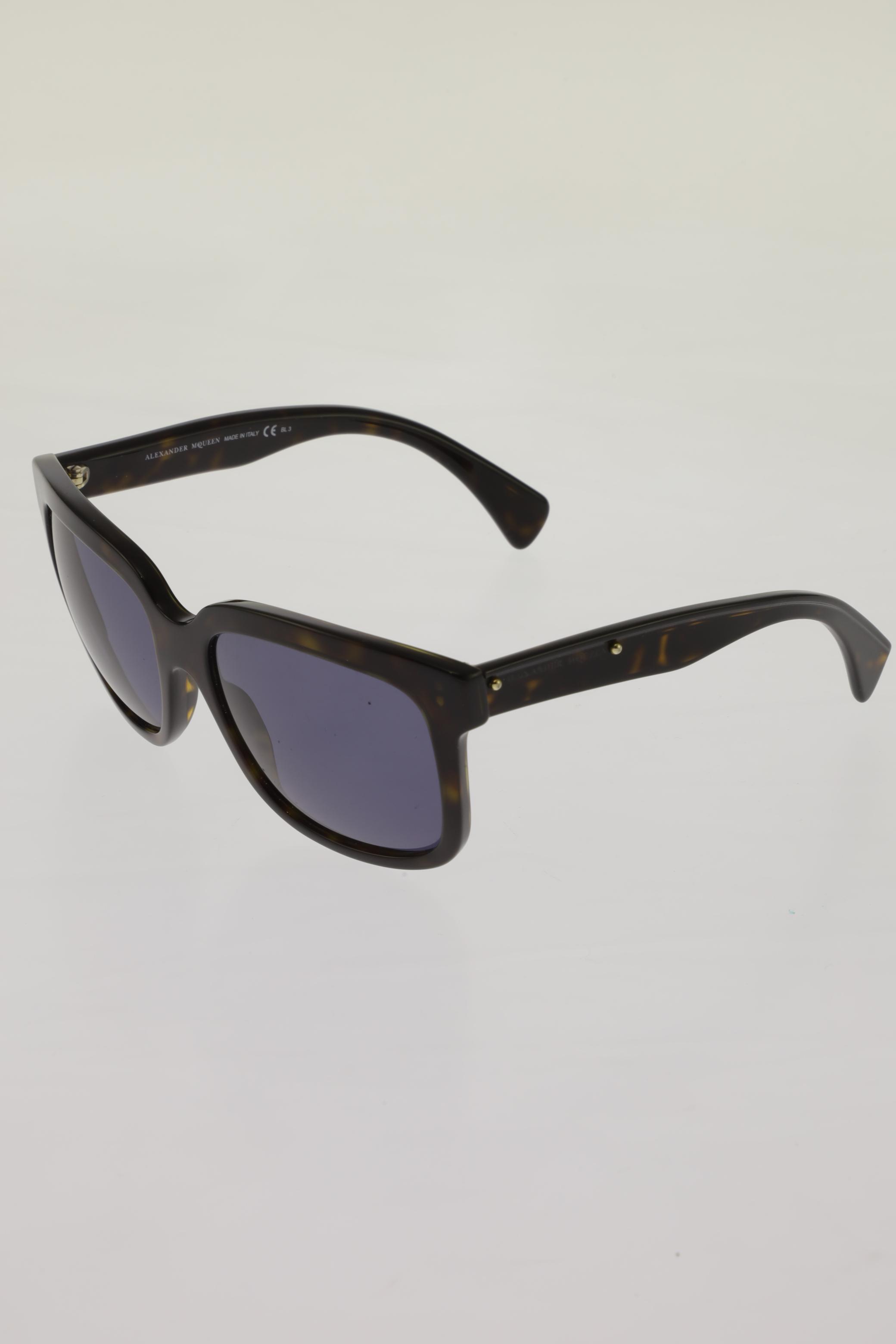 Alexander McQueen Damen Sonnenbrille, schwarz, Gr.