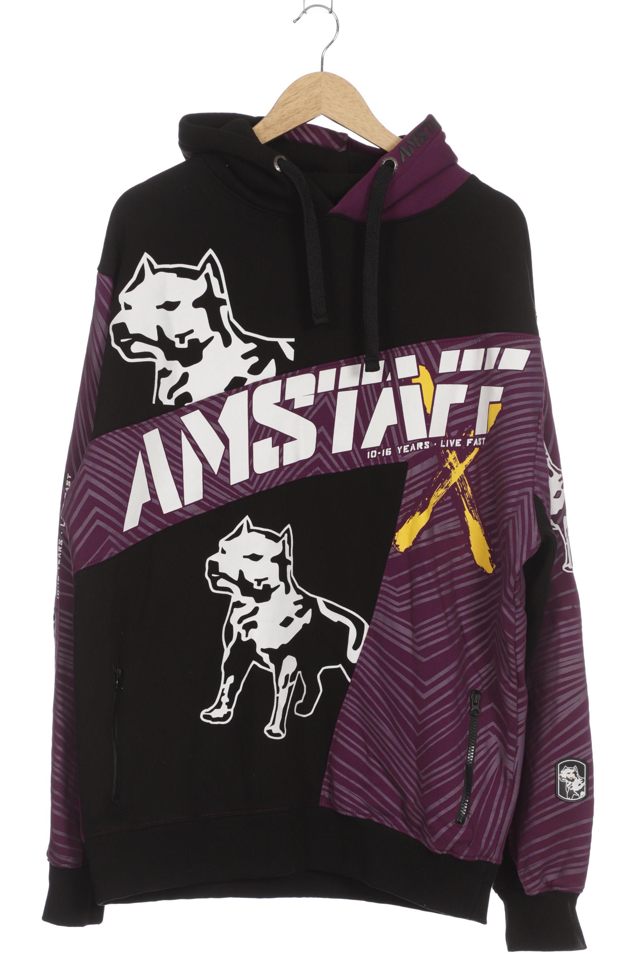 Amstaff Herren Kapuzenpullover, lila, Gr.