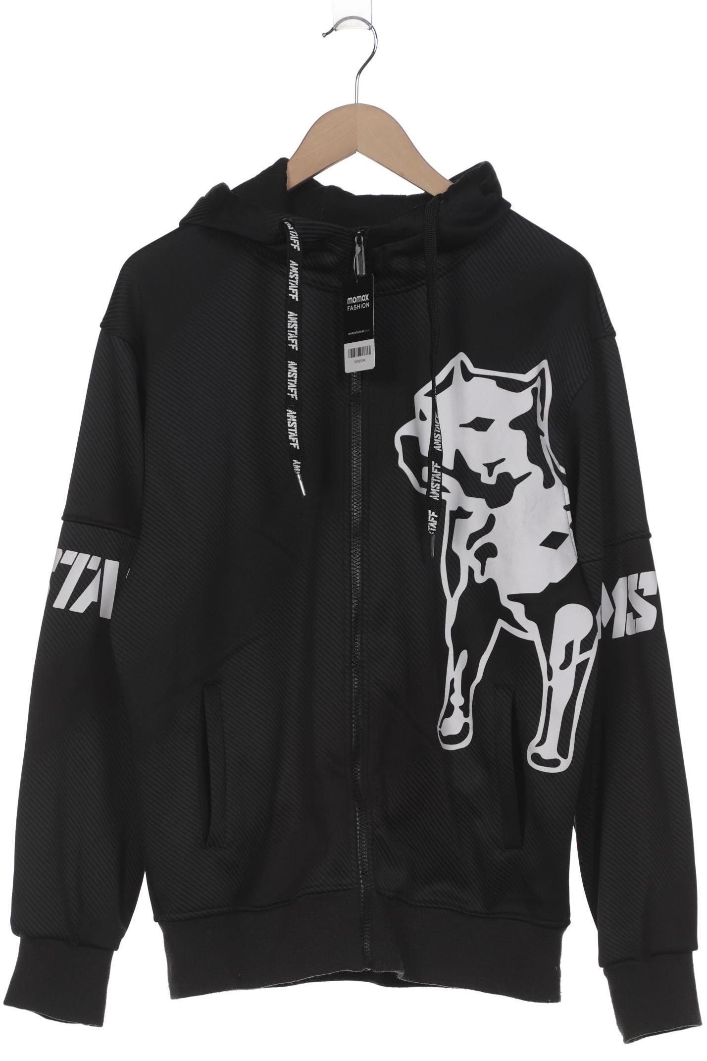 Amstaff Herren Kapuzenpullover, schwarz, Gr. 52