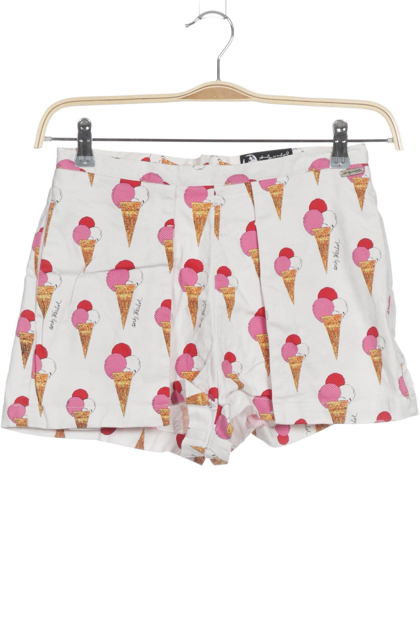 Andy Warhol by Pepe Jeans Damen Shorts, weiß, Gr.