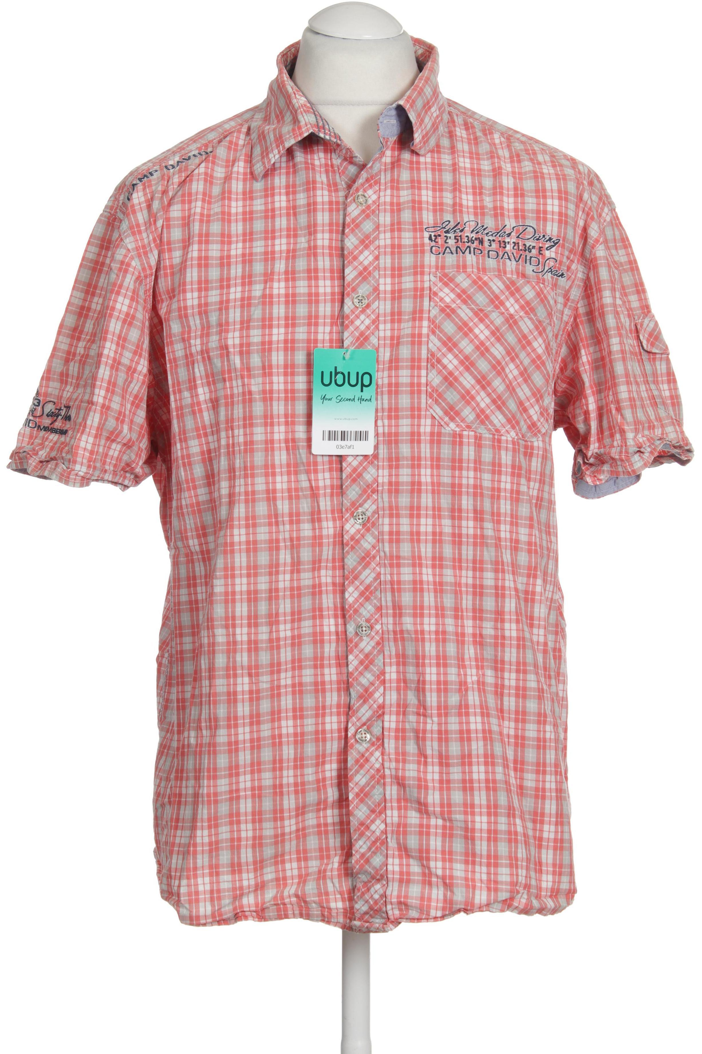 Camp David Herren Hemd, pink, Gr.