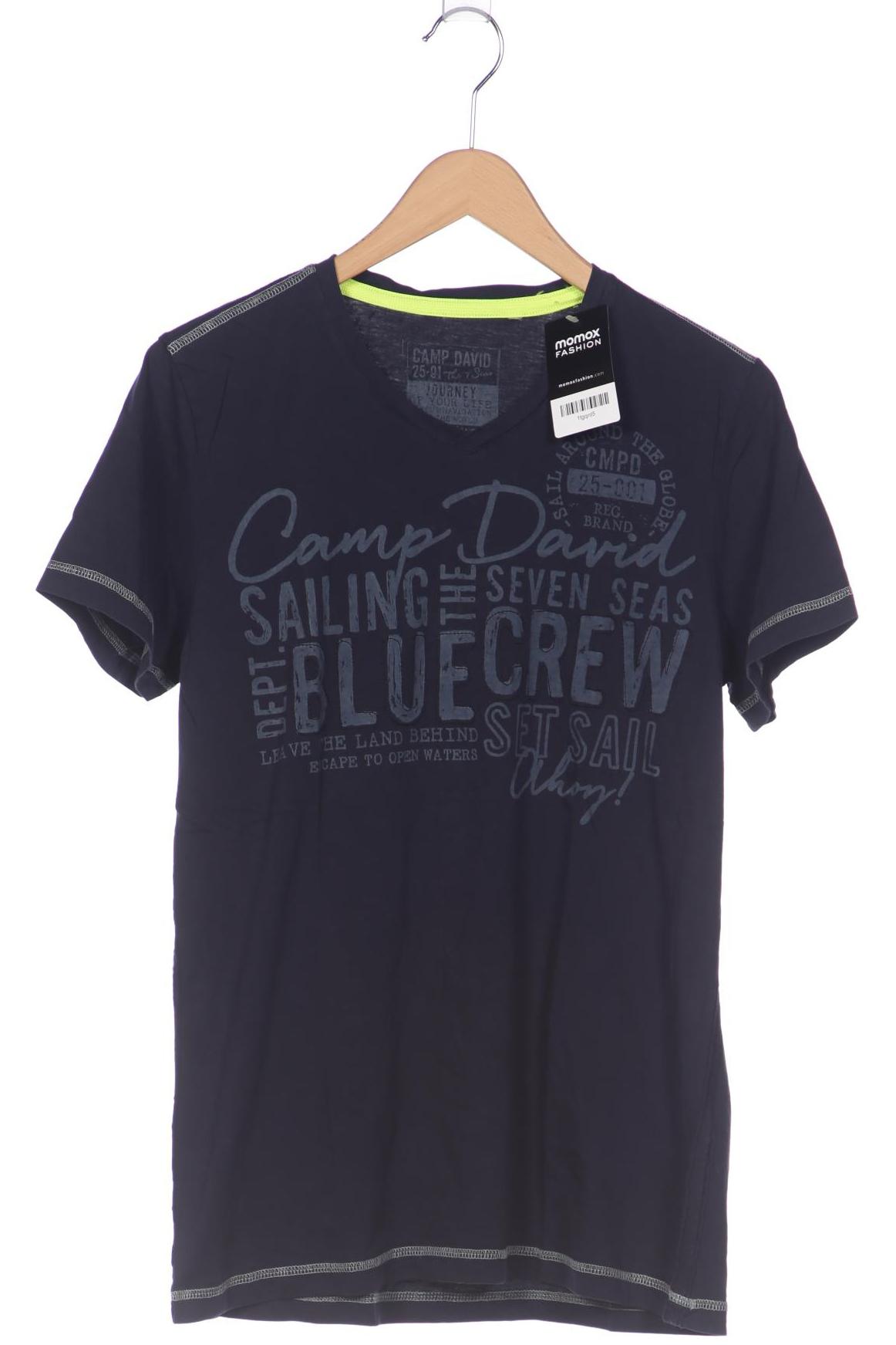 Camp David Herren T-Shirt, marineblau, Gr. 48