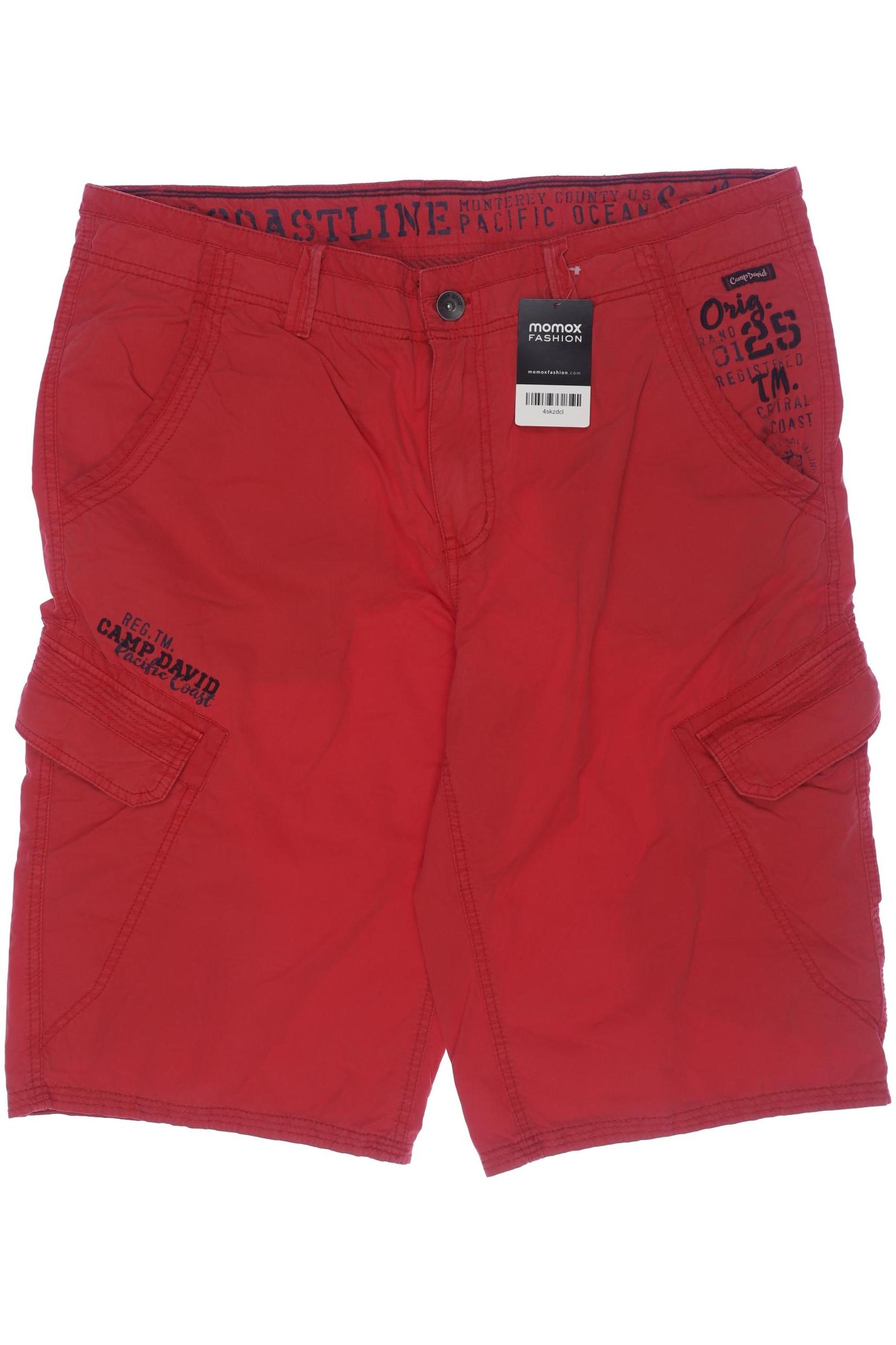 Camp David Herren Shorts, rot, Gr. 54