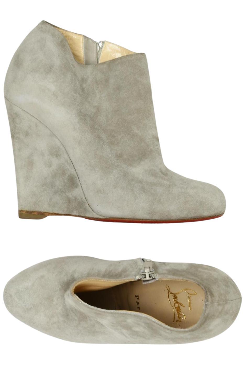 Christian Louboutin Damen Stiefelette, beige, Gr. 36