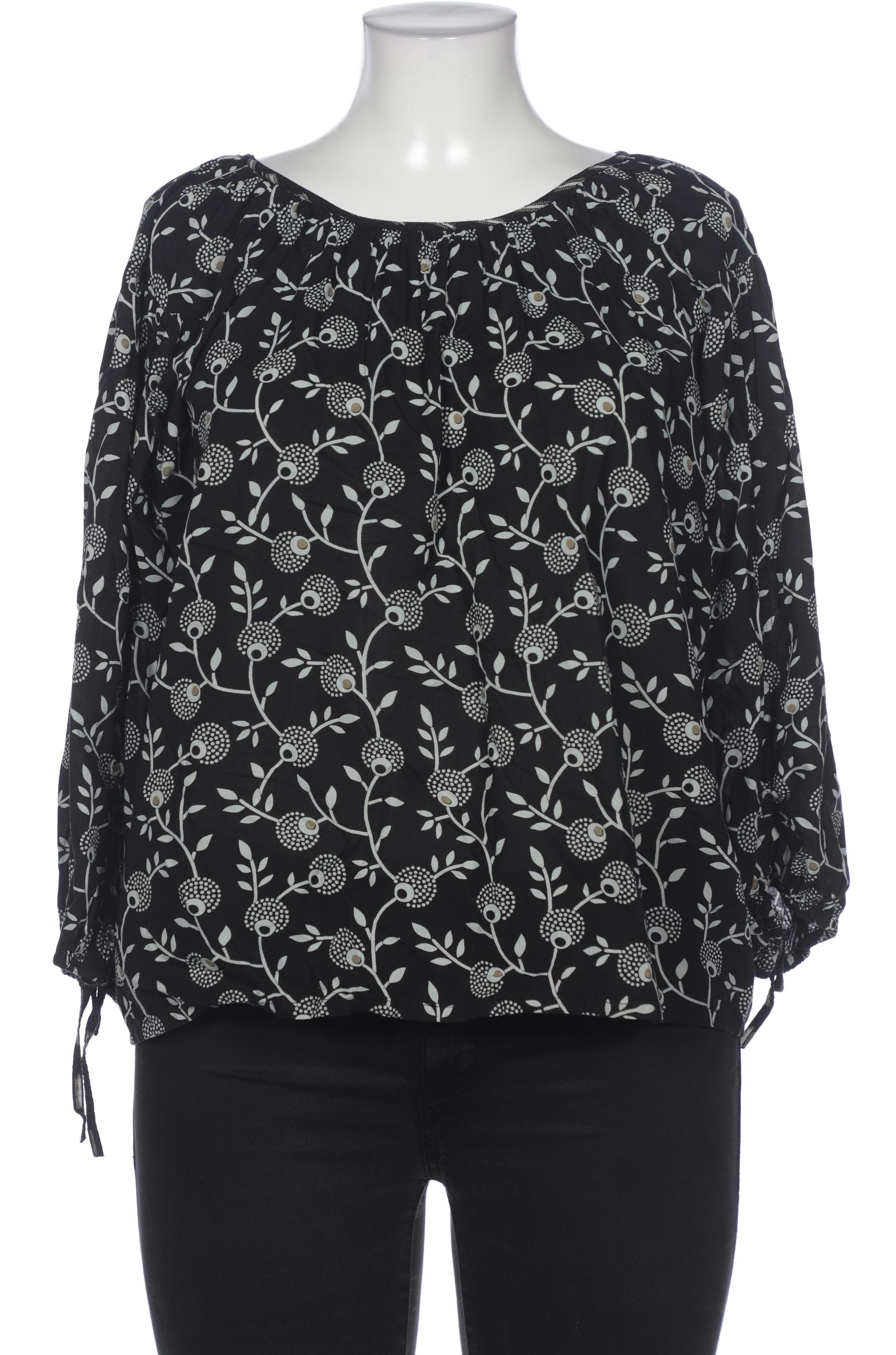 Deerberg Damen Bluse, schwarz, Gr. 46