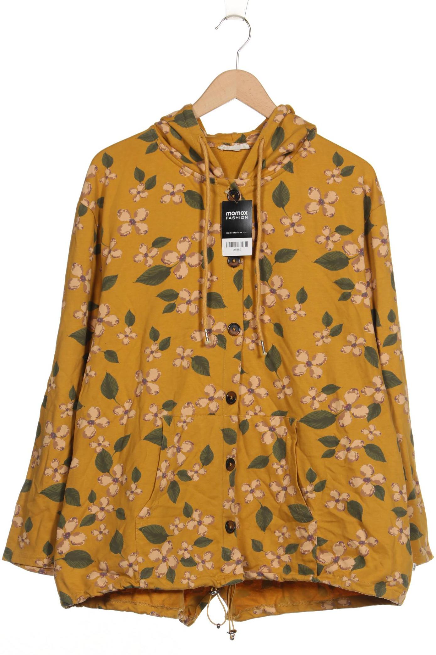 Deerberg Damen Kapuzenpullover, gelb, Gr. 44