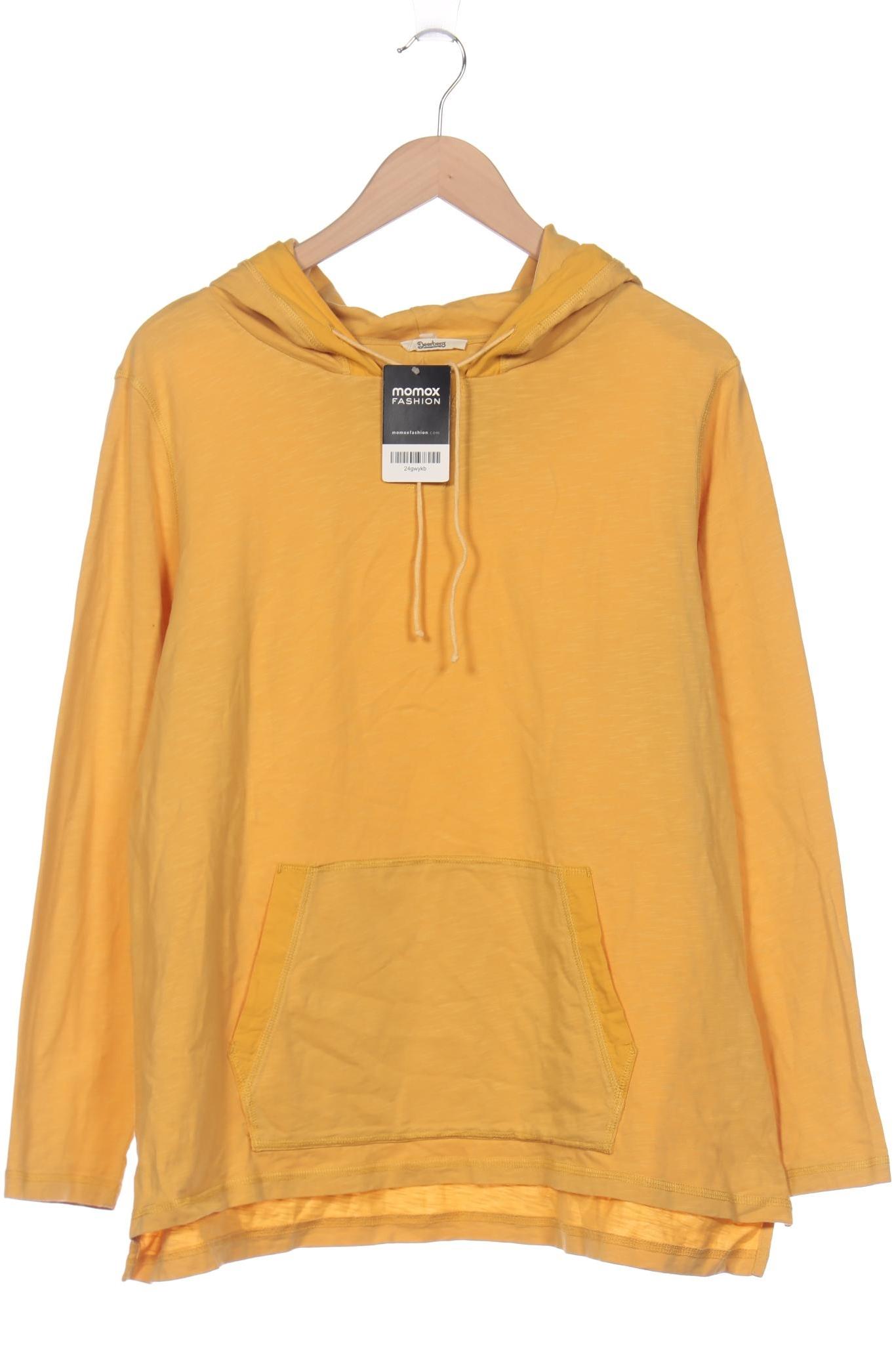 Deerberg Damen Kapuzenpullover, gelb, Gr. 44