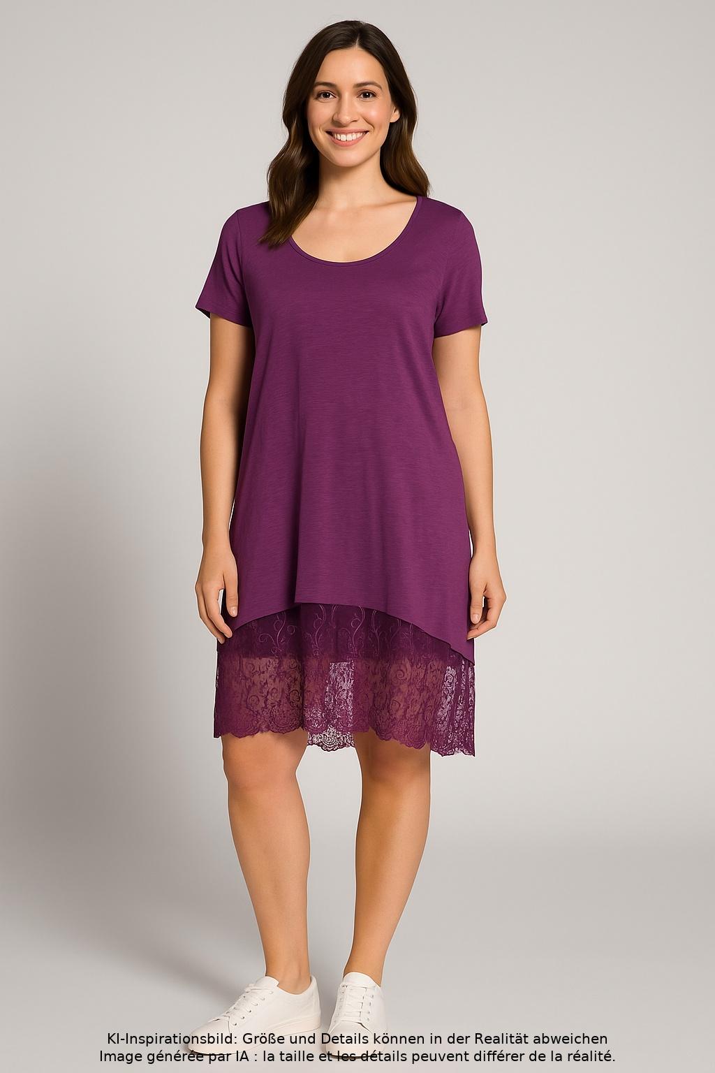 Deerberg Damen Kleid, flieder, Gr. 38