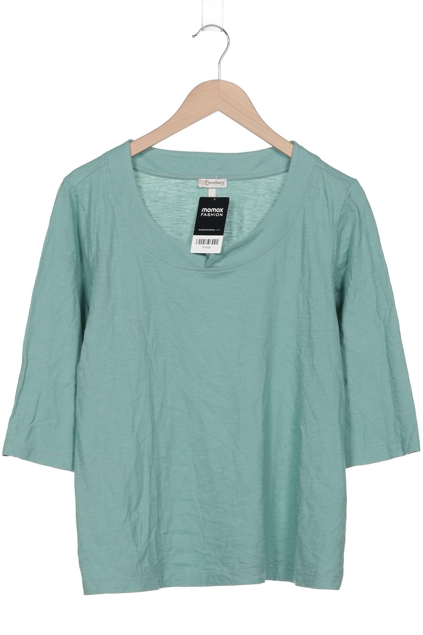 Deerberg Damen Langarmshirt, grün, Gr. 42