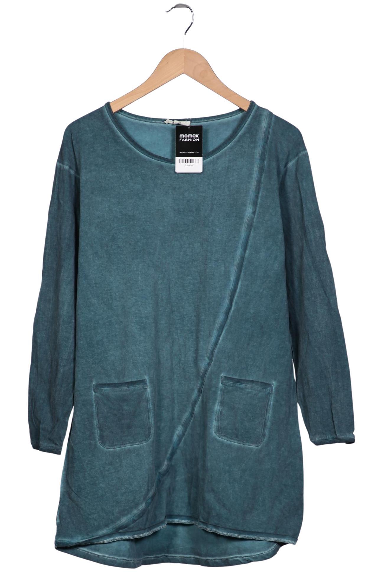 Deerberg Damen Langarmshirt, türkis, Gr. 42