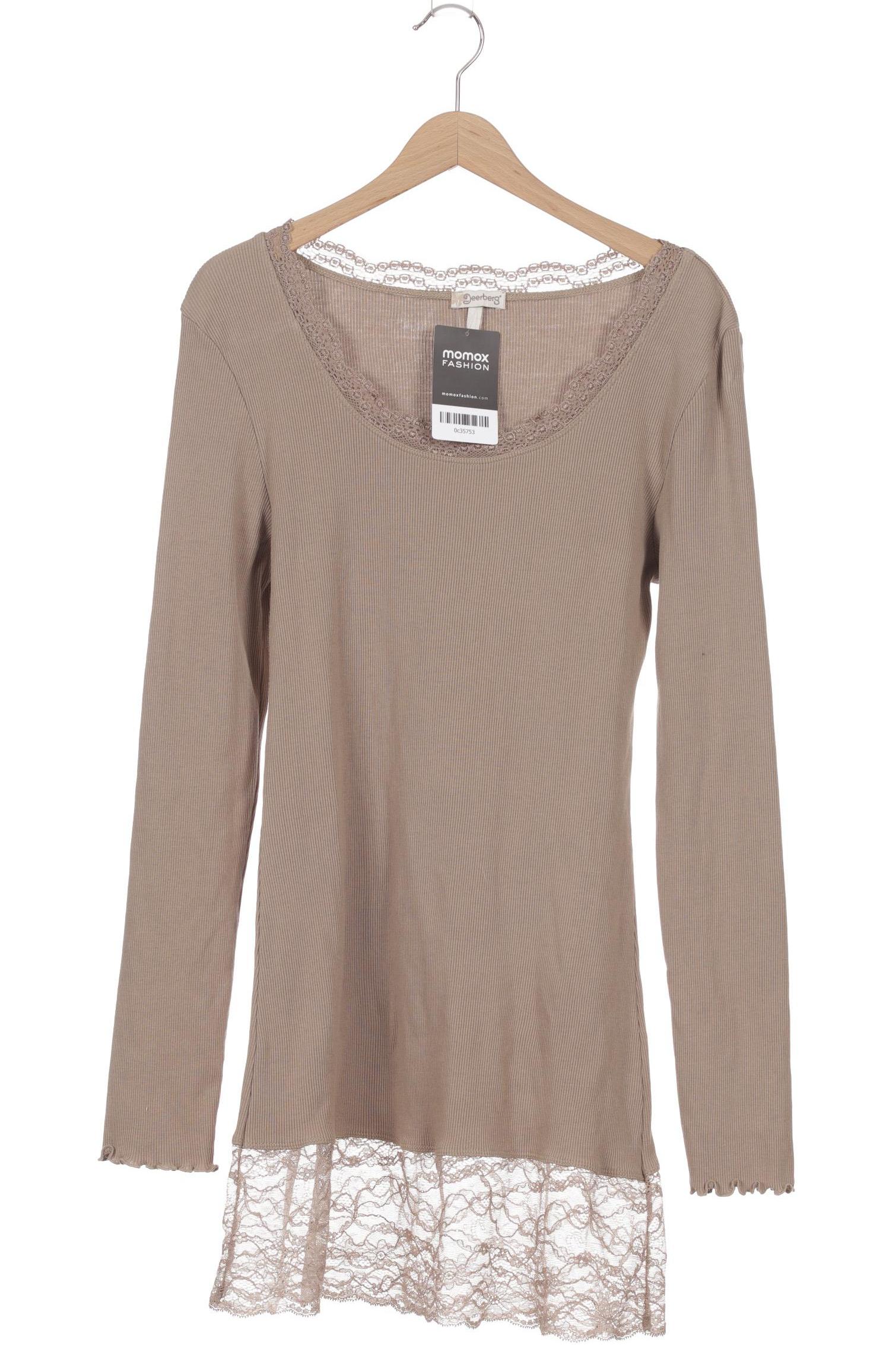 Deerberg Damen Langarmshirt, beige, Gr. 42