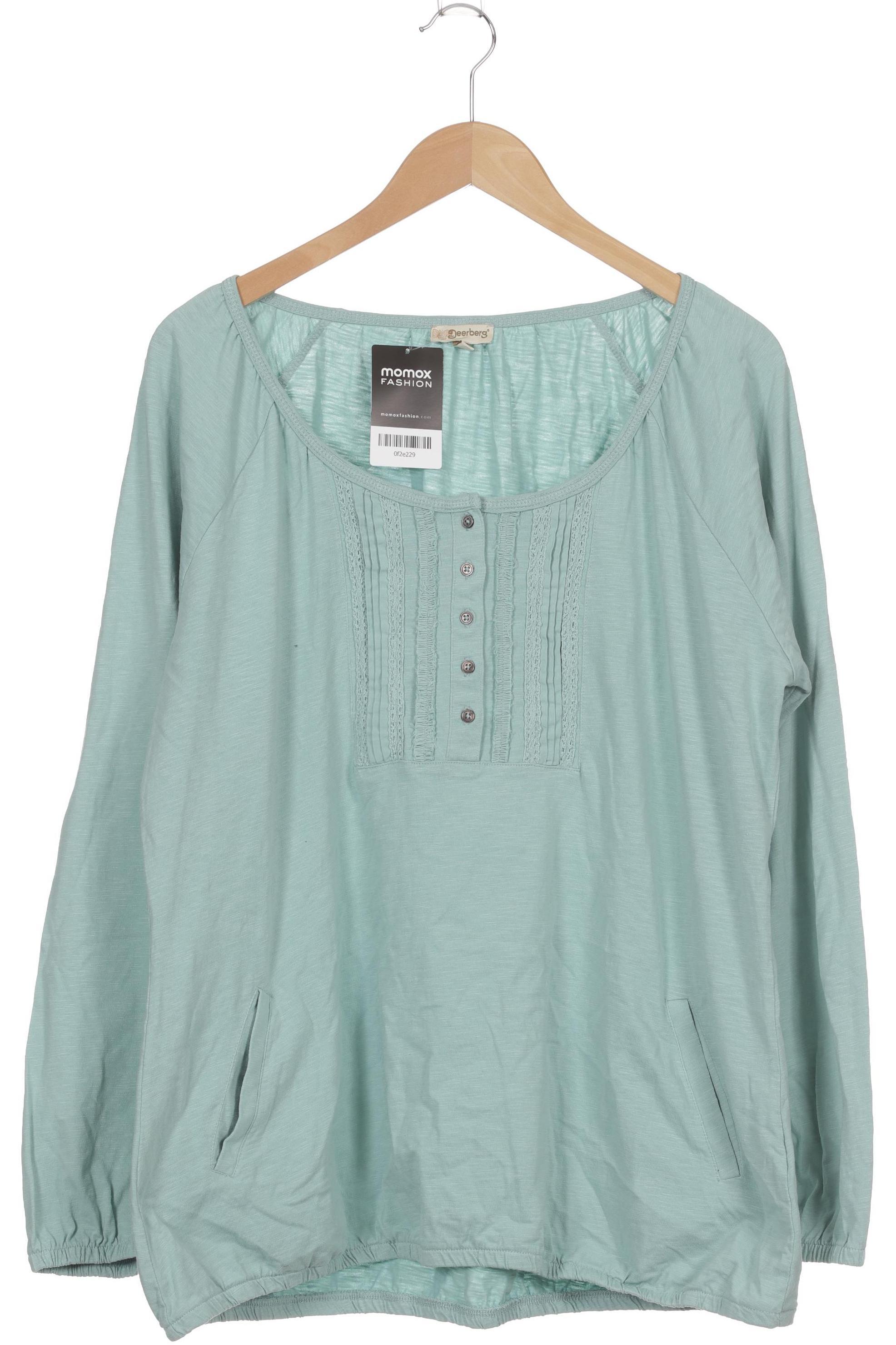 Deerberg Damen Langarmshirt, türkis, Gr.