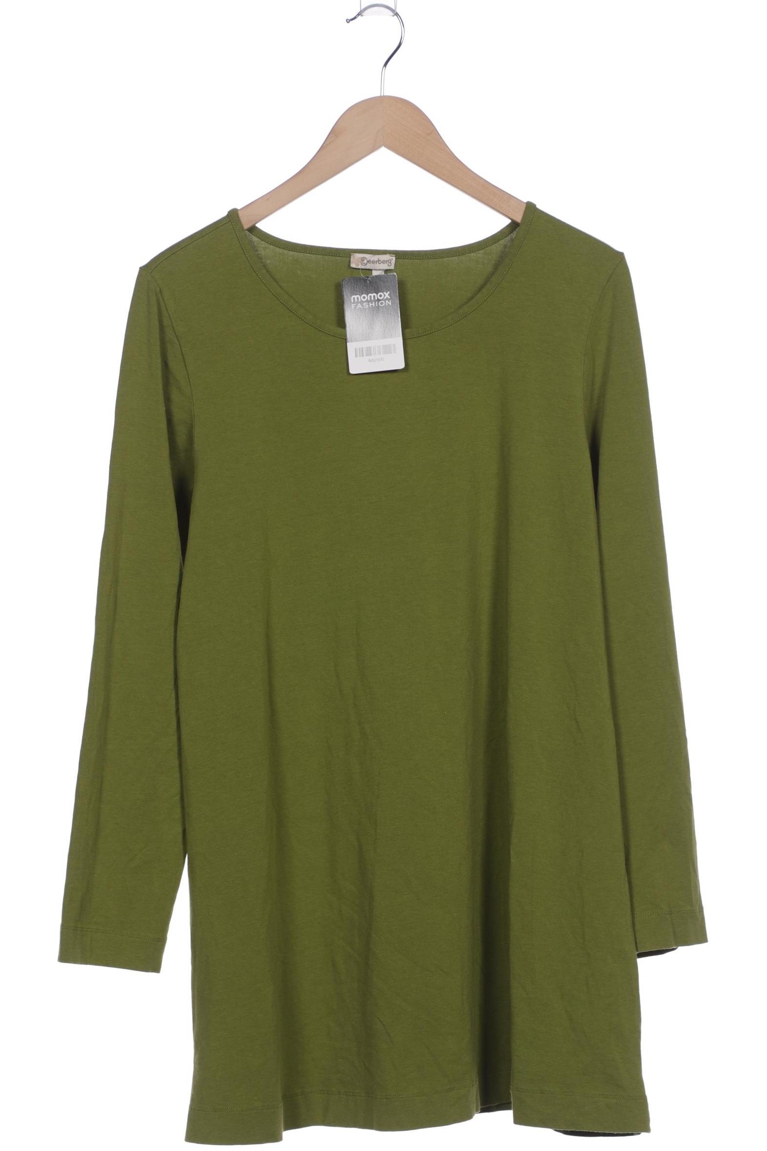 Deerberg Damen Langarmshirt, grün, Gr. 44