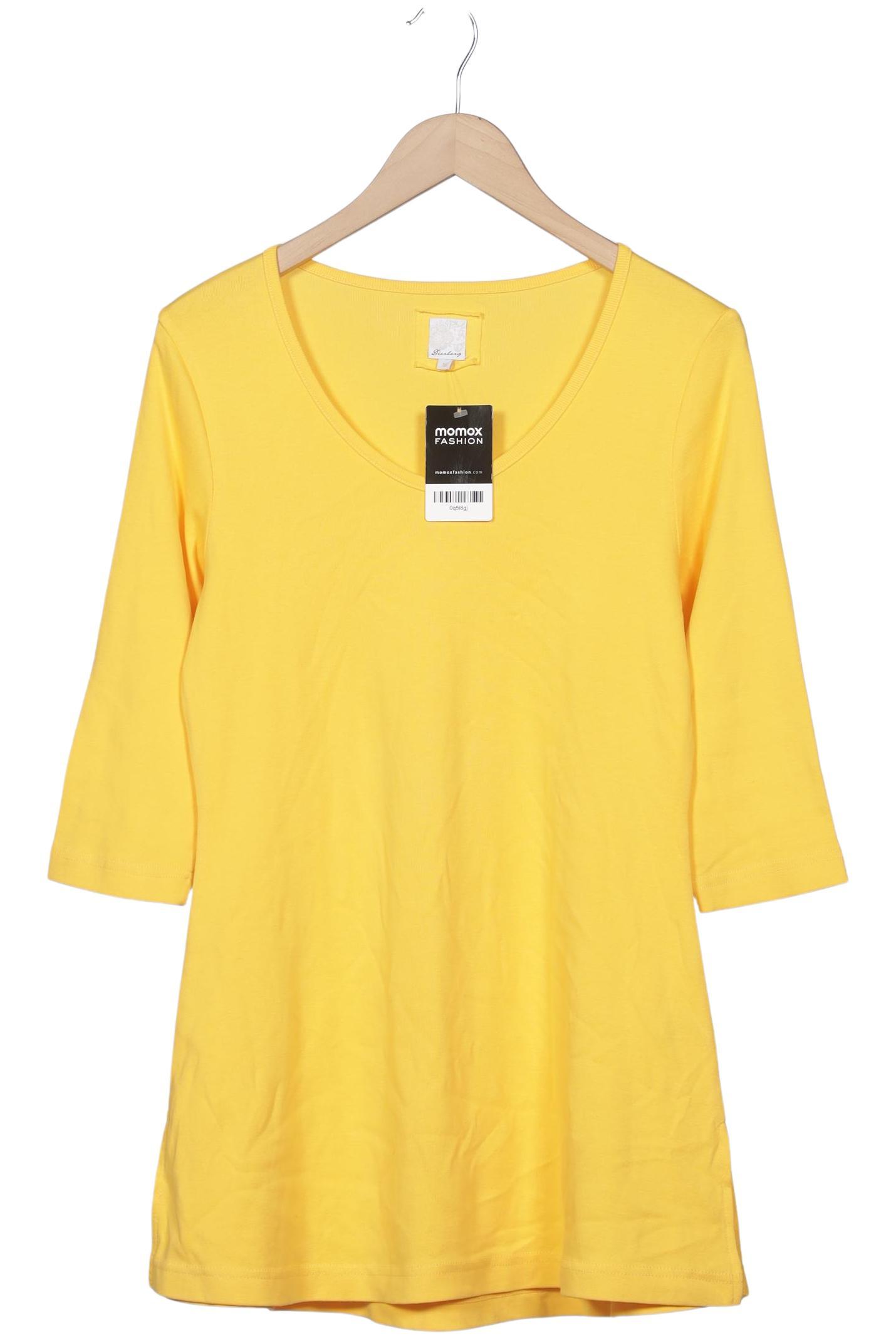 Deerberg Damen Langarmshirt, gelb, Gr. 38