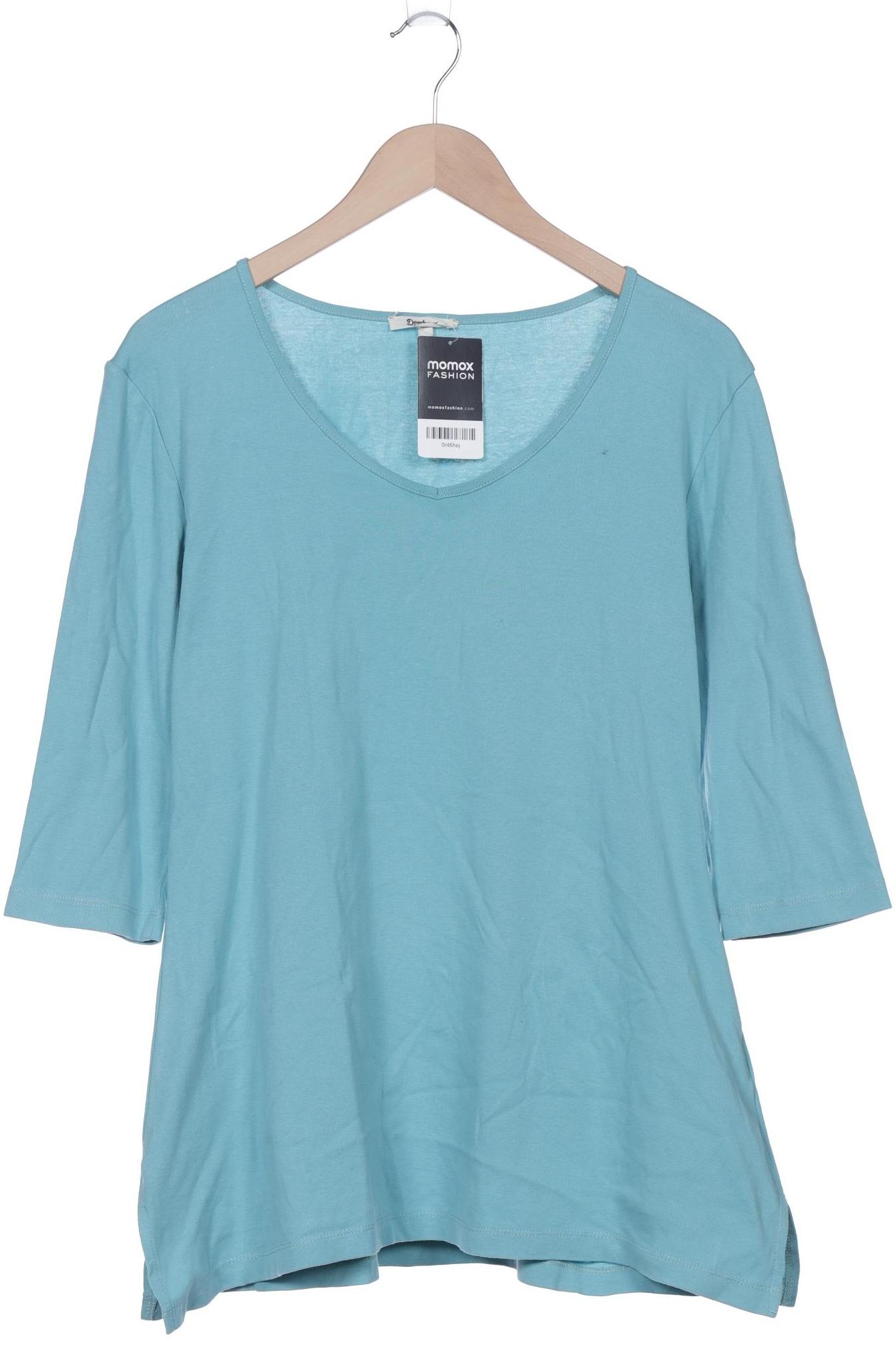 Deerberg Damen Langarmshirt, türkis, Gr. 38