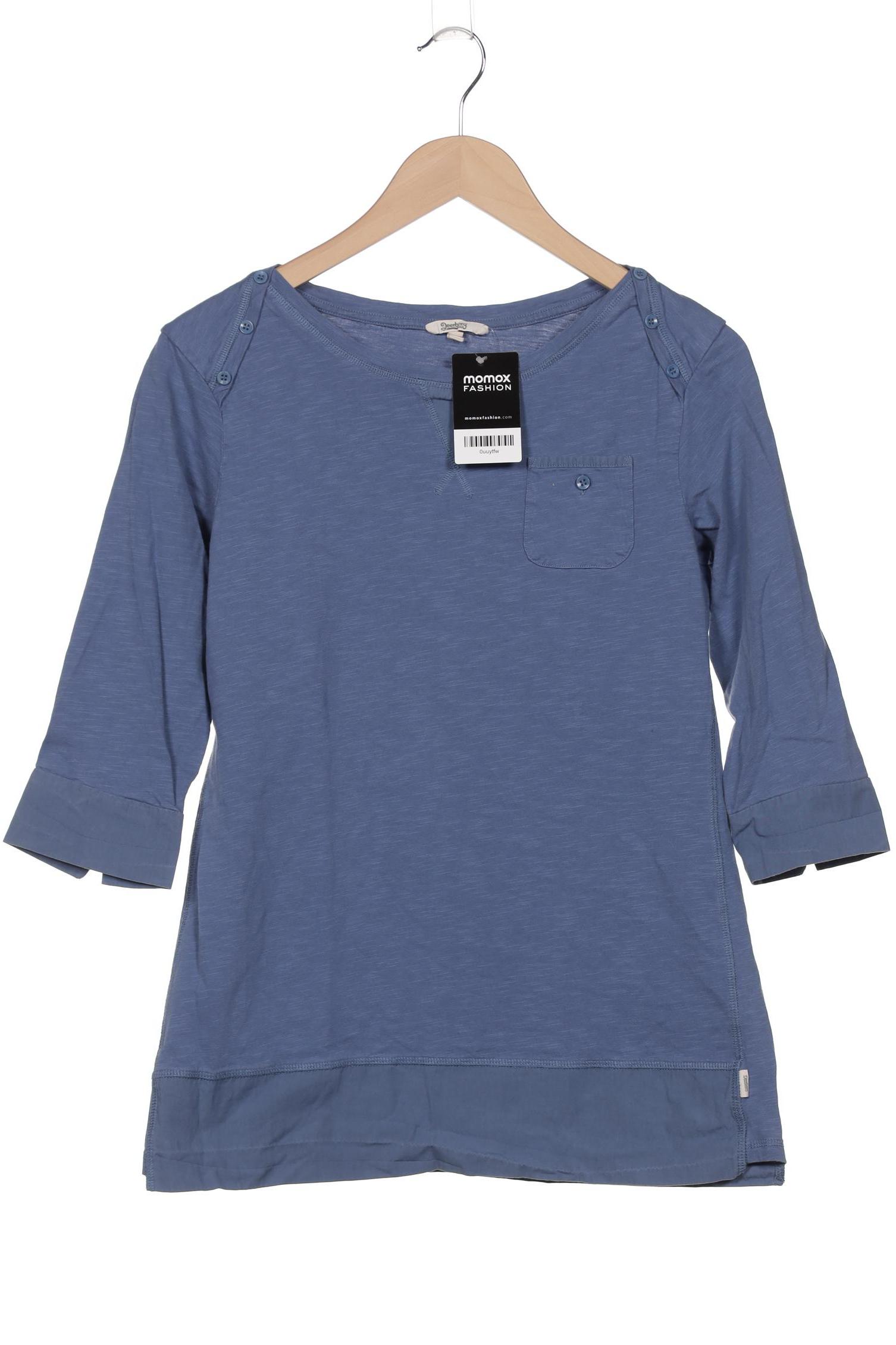 Deerberg Damen Langarmshirt, blau, Gr. 36