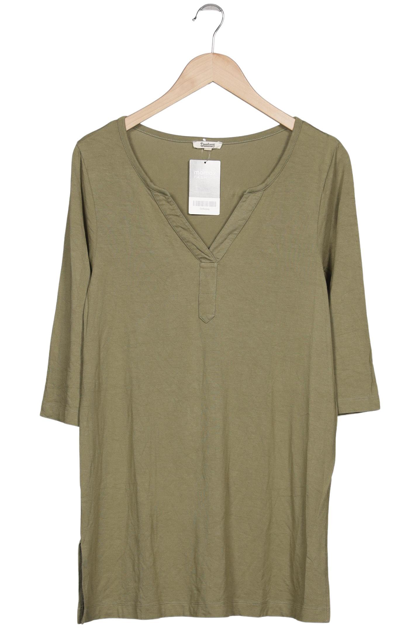 Deerberg Damen Langarmshirt, grün, Gr. 36