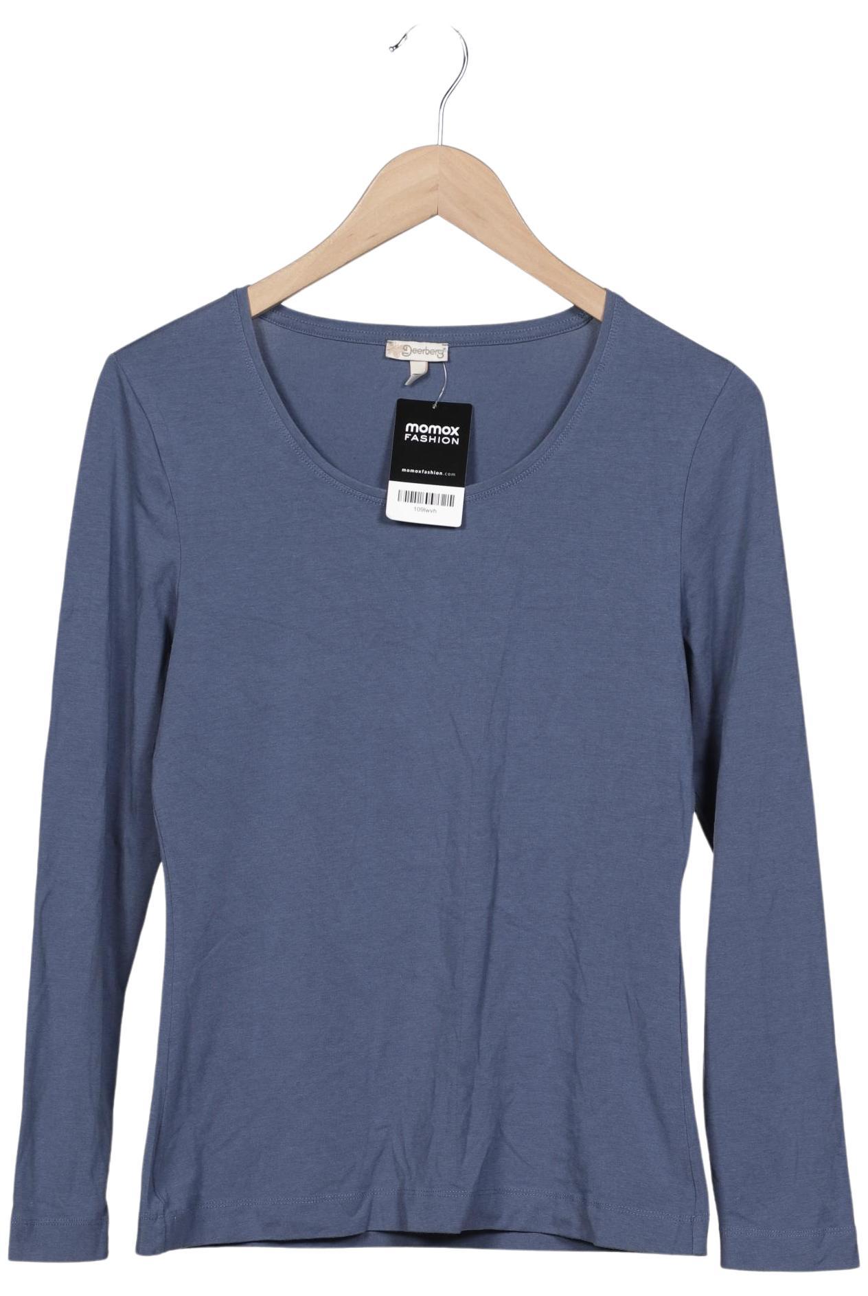 Deerberg Damen Langarmshirt, marineblau, Gr. 36