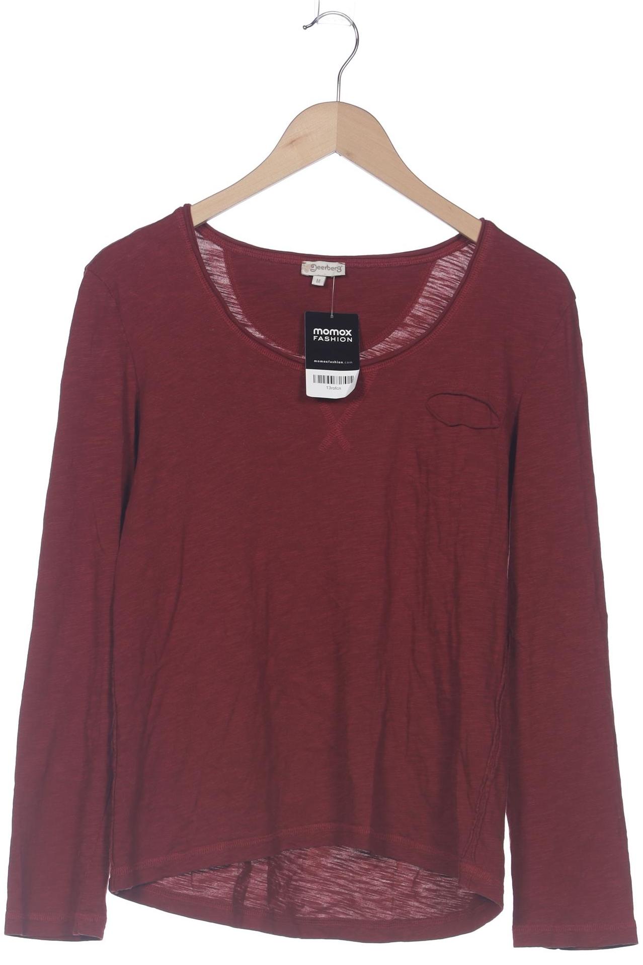 Deerberg Damen Langarmshirt, rot, Gr. 38