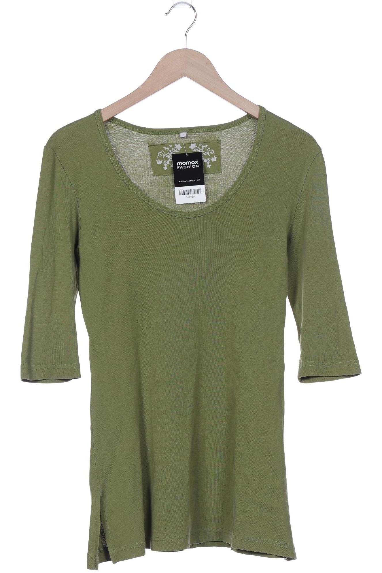 Deerberg Damen Langarmshirt, grün, Gr. 36