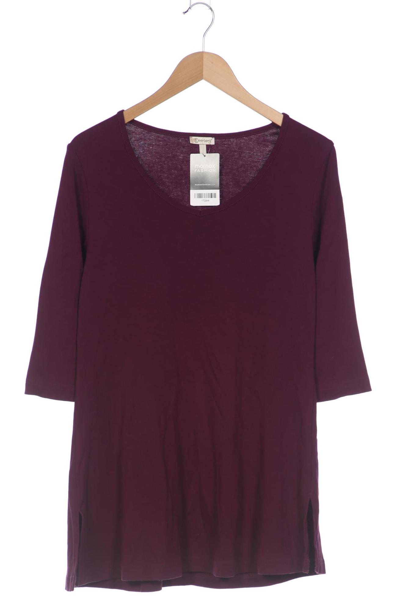Deerberg Damen Langarmshirt, bordeaux, Gr. 42