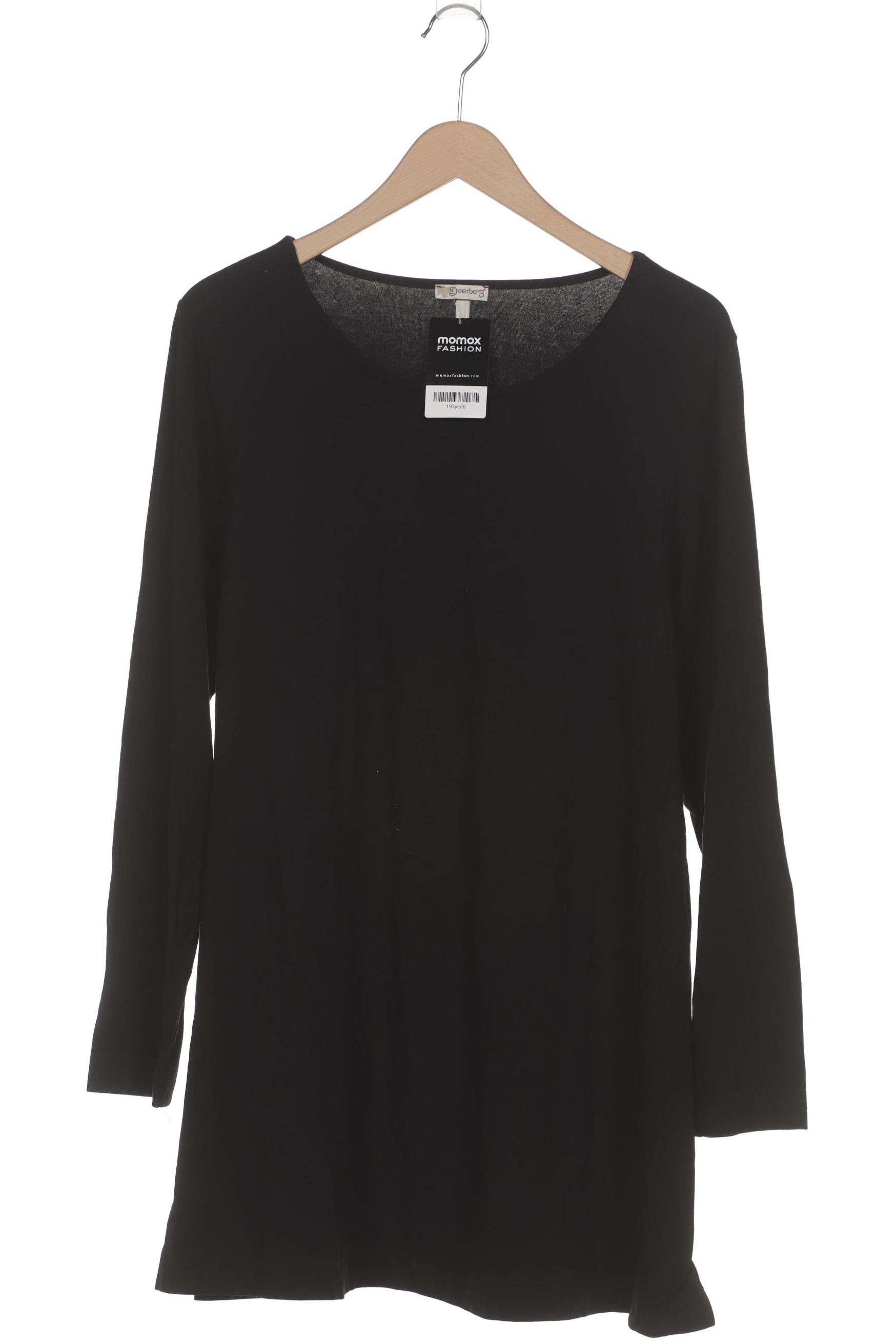 Deerberg Damen Langarmshirt, schwarz, Gr. 44