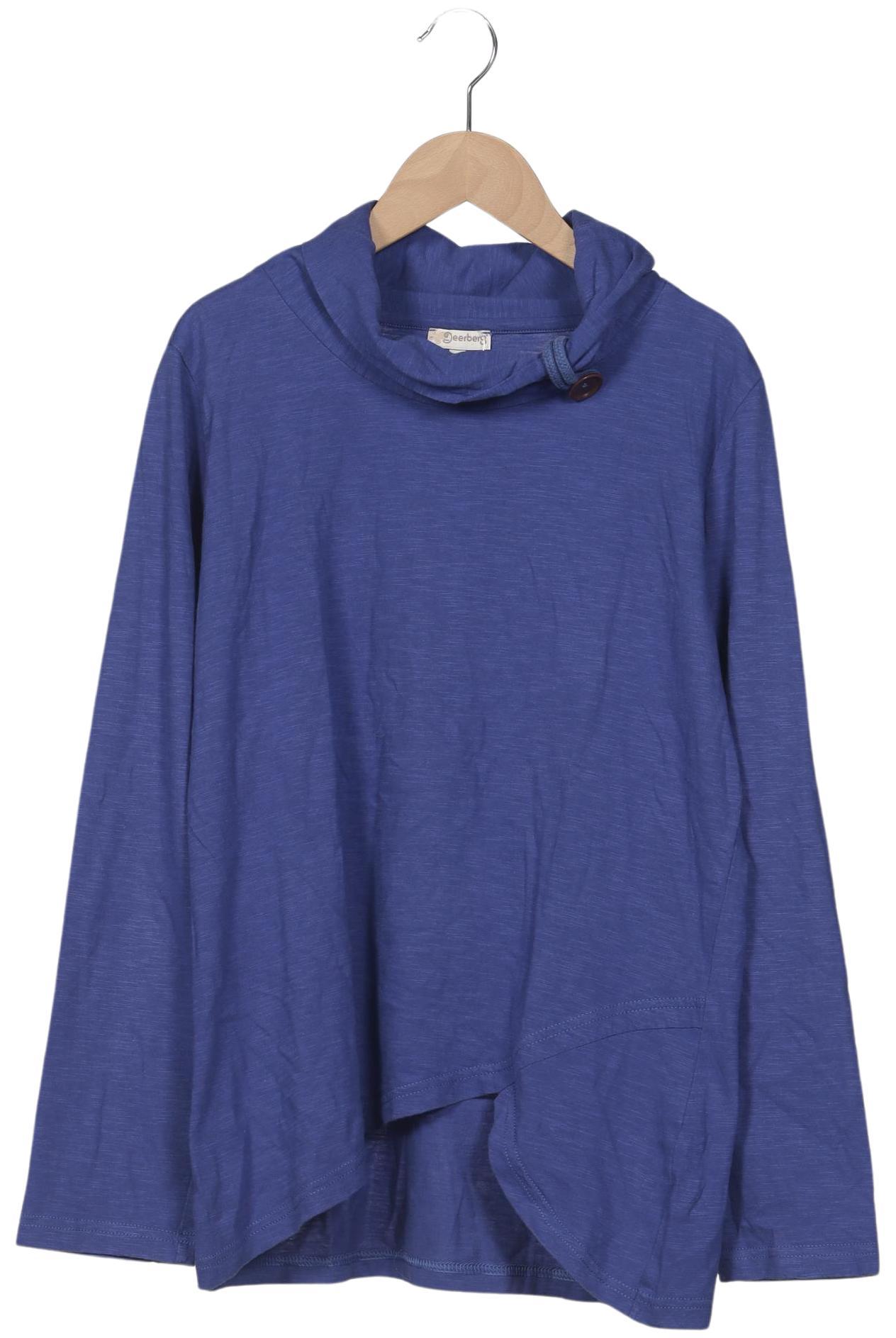 Deerberg Damen Langarmshirt, blau, Gr. 38