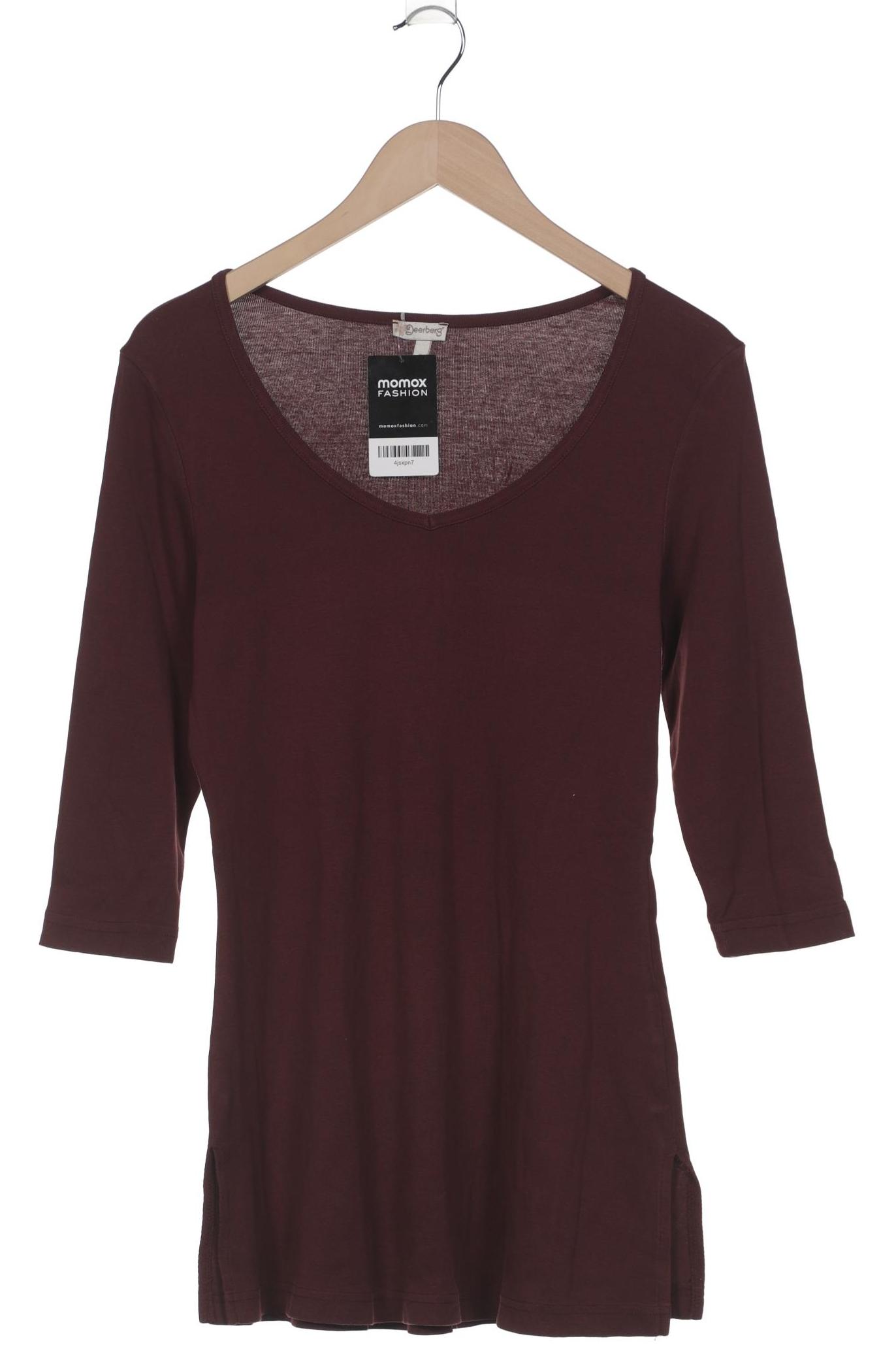 Deerberg Damen Langarmshirt, bordeaux, Gr. 36