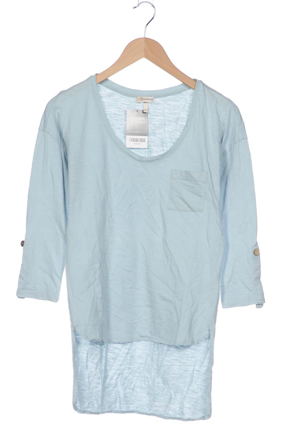 Deerberg Damen Langarmshirt, hellblau, Gr. 34