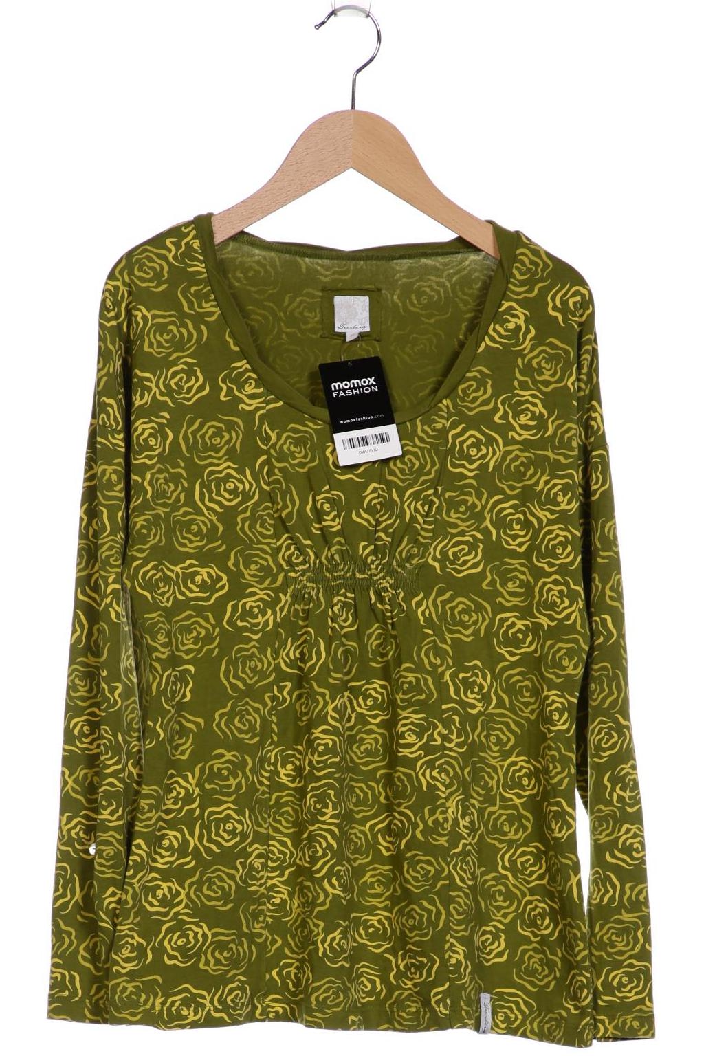 Deerberg Damen Langarmshirt, grün, Gr. 38