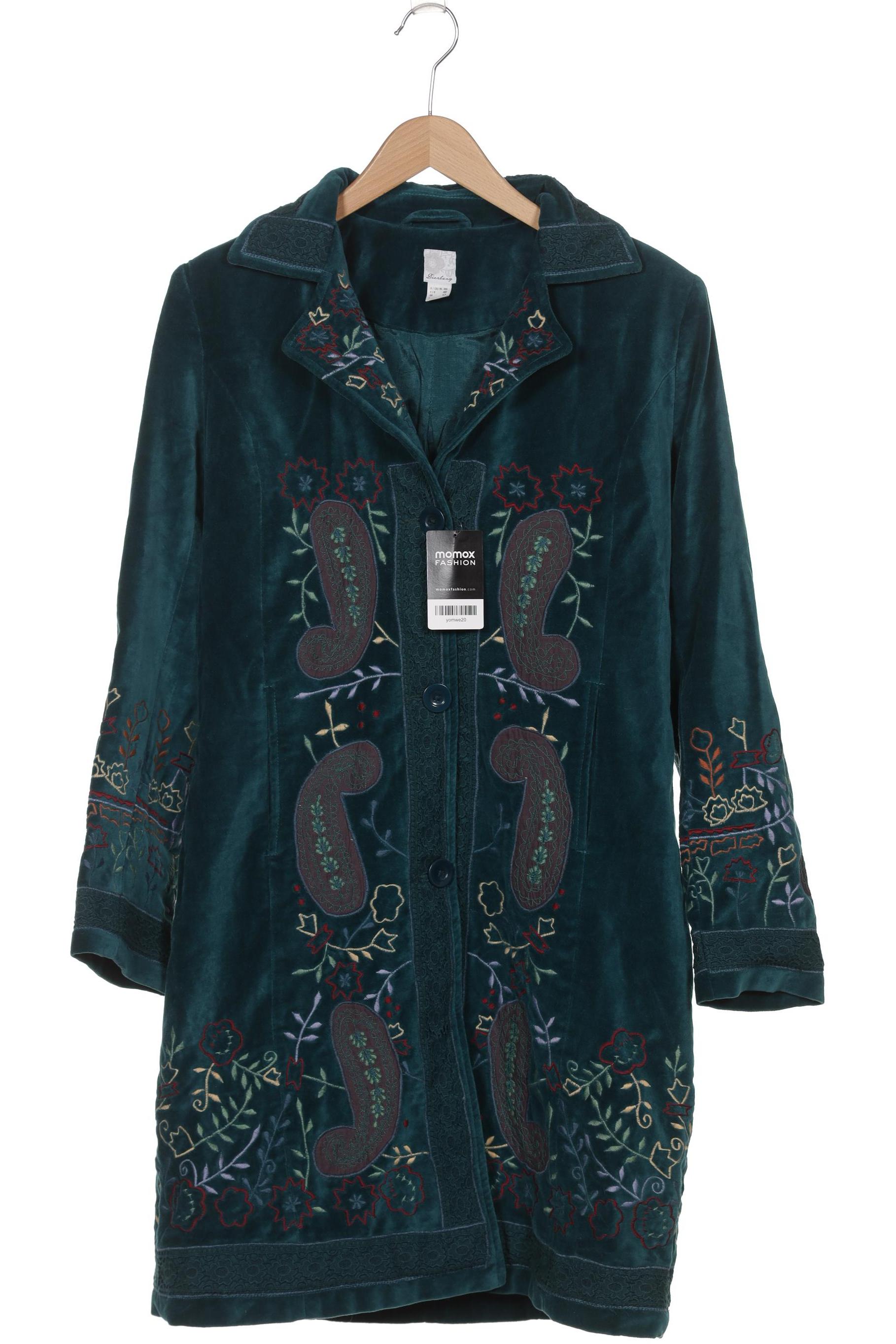 Deerberg Damen Mantel, türkis, Gr. 38