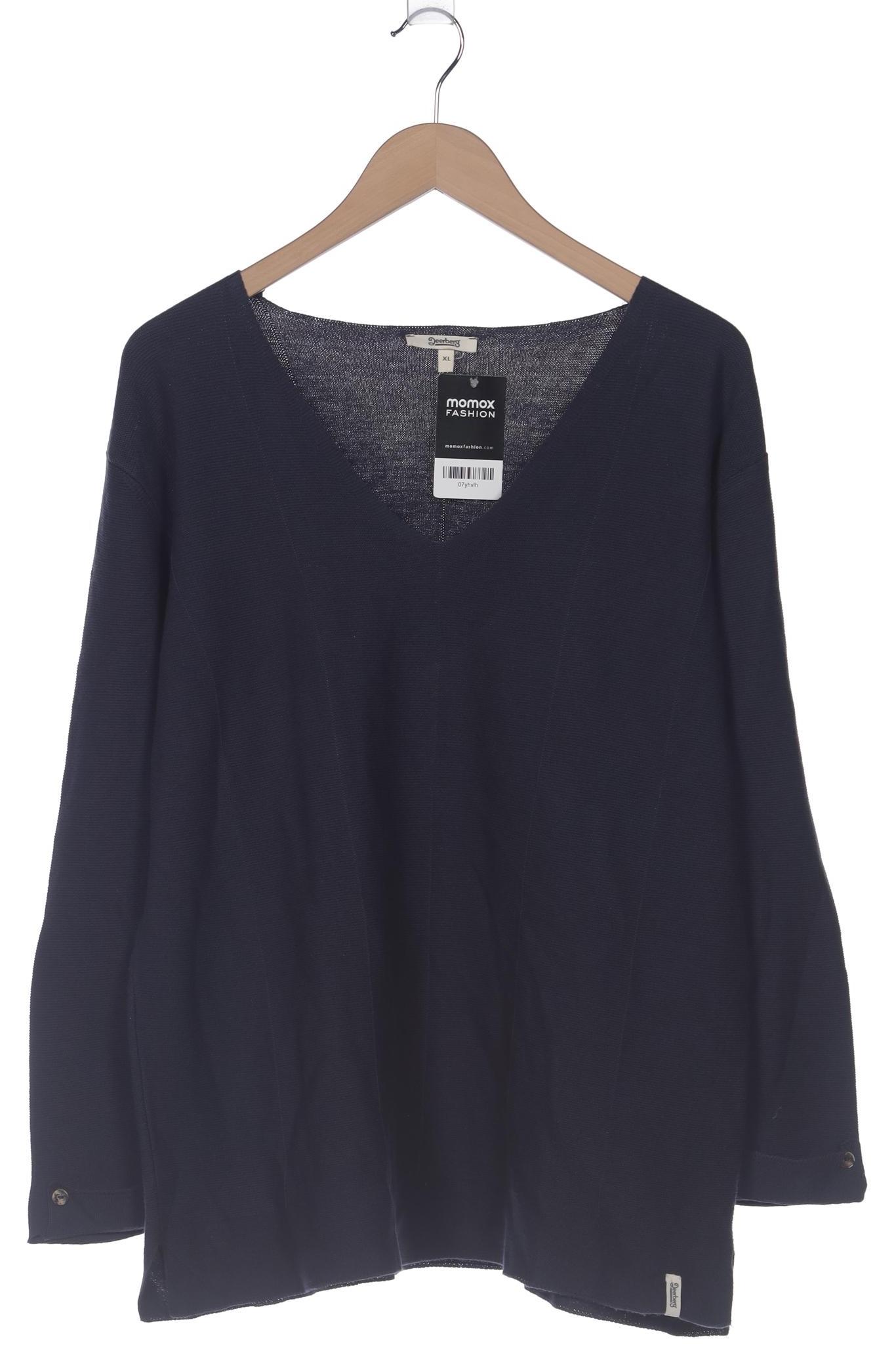Deerberg Damen Pullover, marineblau, Gr. 44