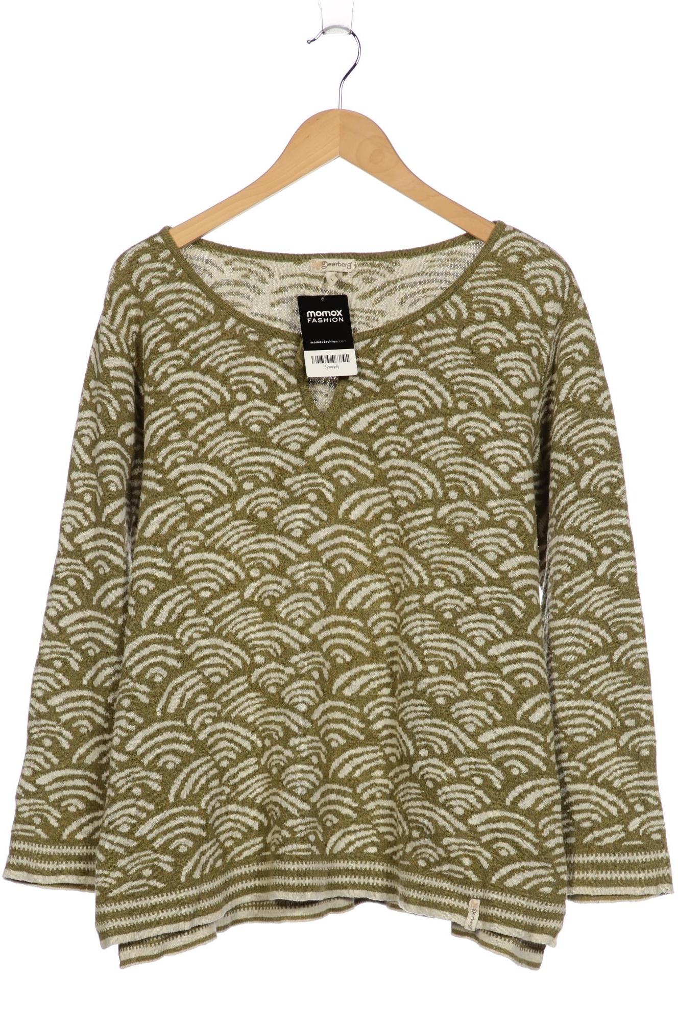 Deerberg Damen Pullover, grün, Gr. 42