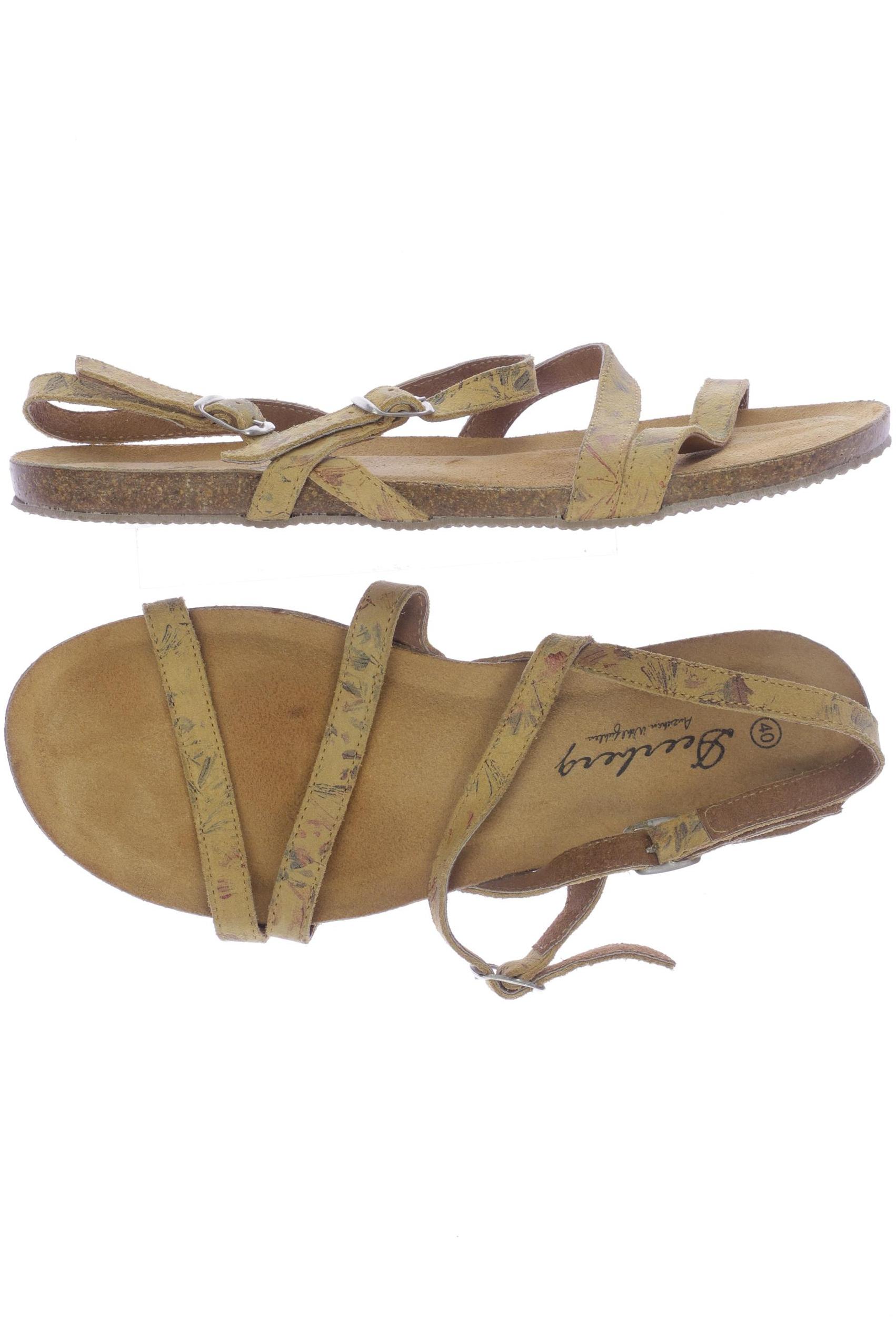 Deerberg Damen Sandale, beige, Gr. 40