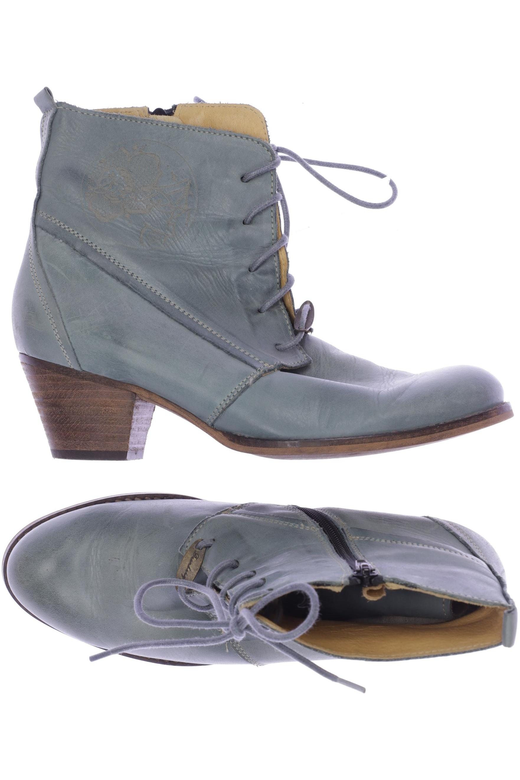 Deerberg Damen Stiefelette, türkis, Gr. 39