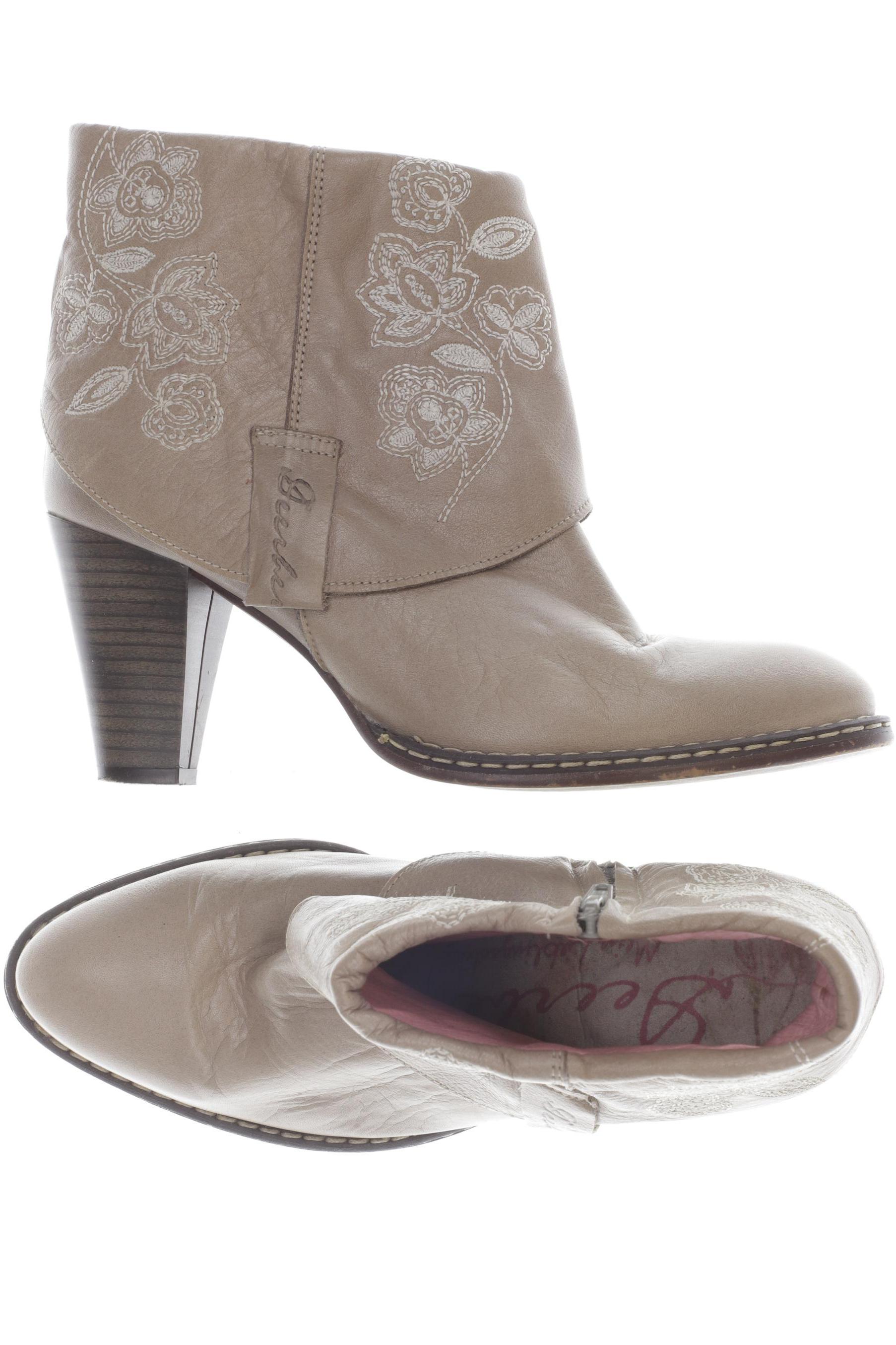 Deerberg Damen Stiefelette, beige, Gr. 38