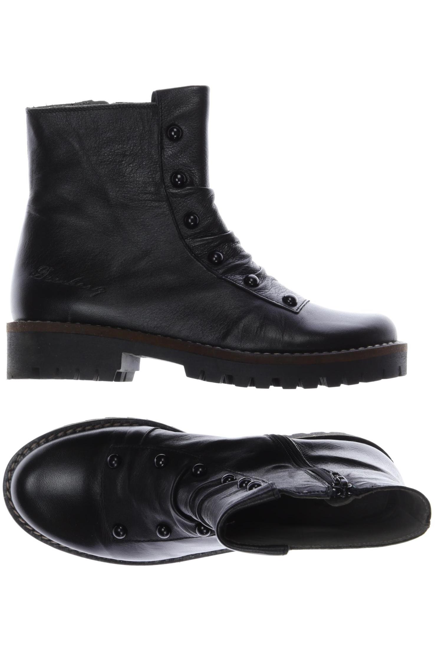 Deerberg Damen Stiefelette, schwarz, Gr. 36