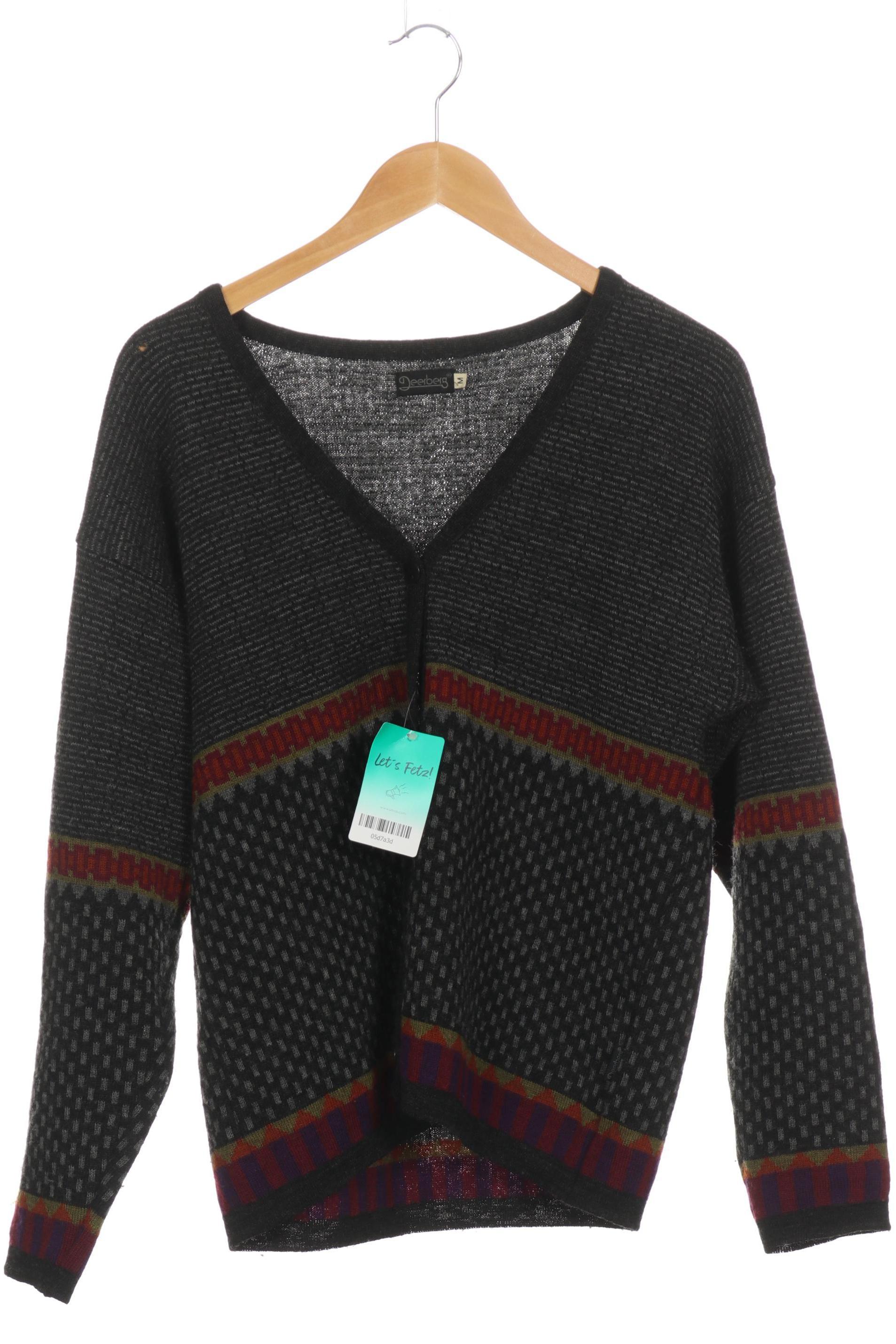 Deerberg Damen Strickjacke, schwarz, Gr.