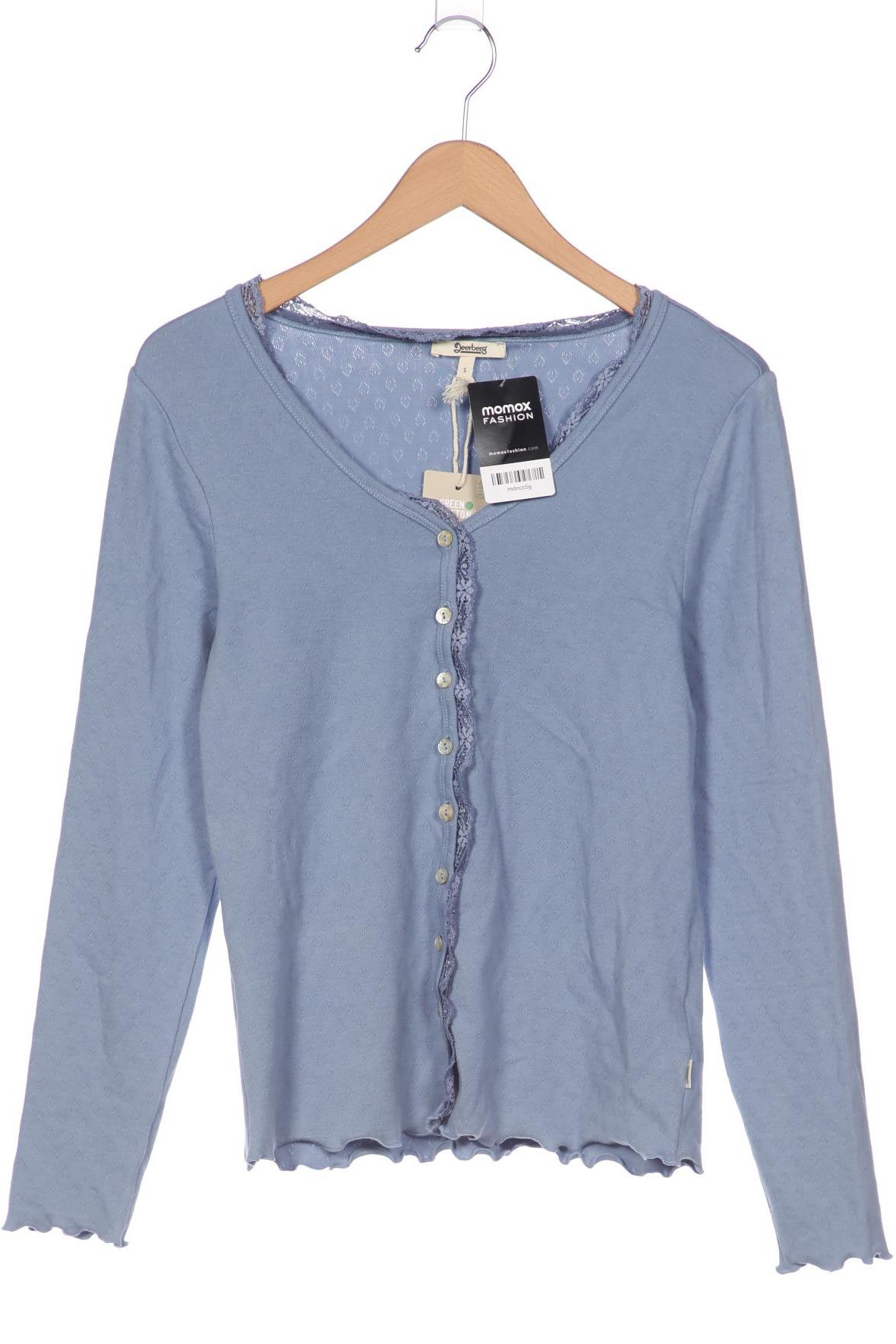 Deerberg Damen Strickjacke, blau, Gr. 36