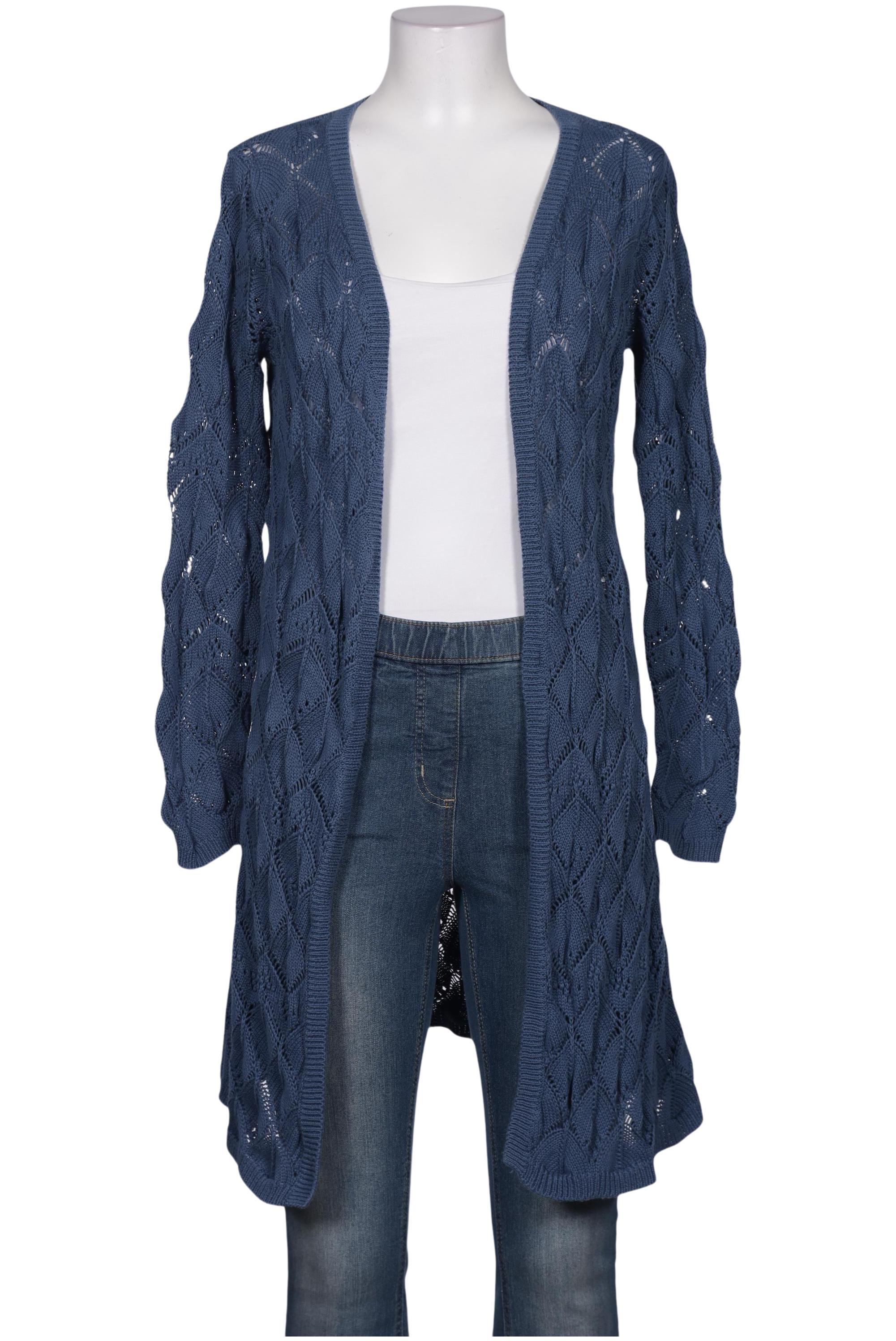 Deerberg Damen Strickjacke, blau, Gr. 36