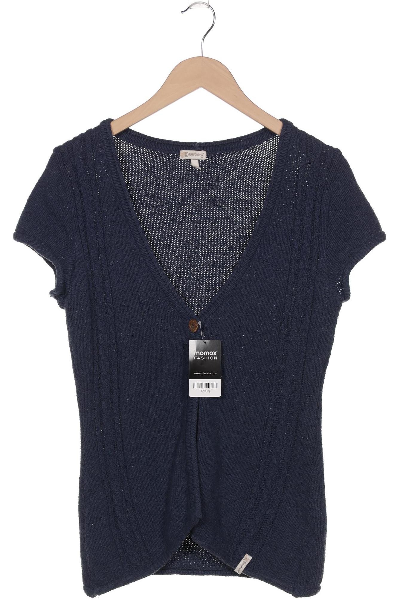 Deerberg Damen Strickjacke, marineblau, Gr. 36