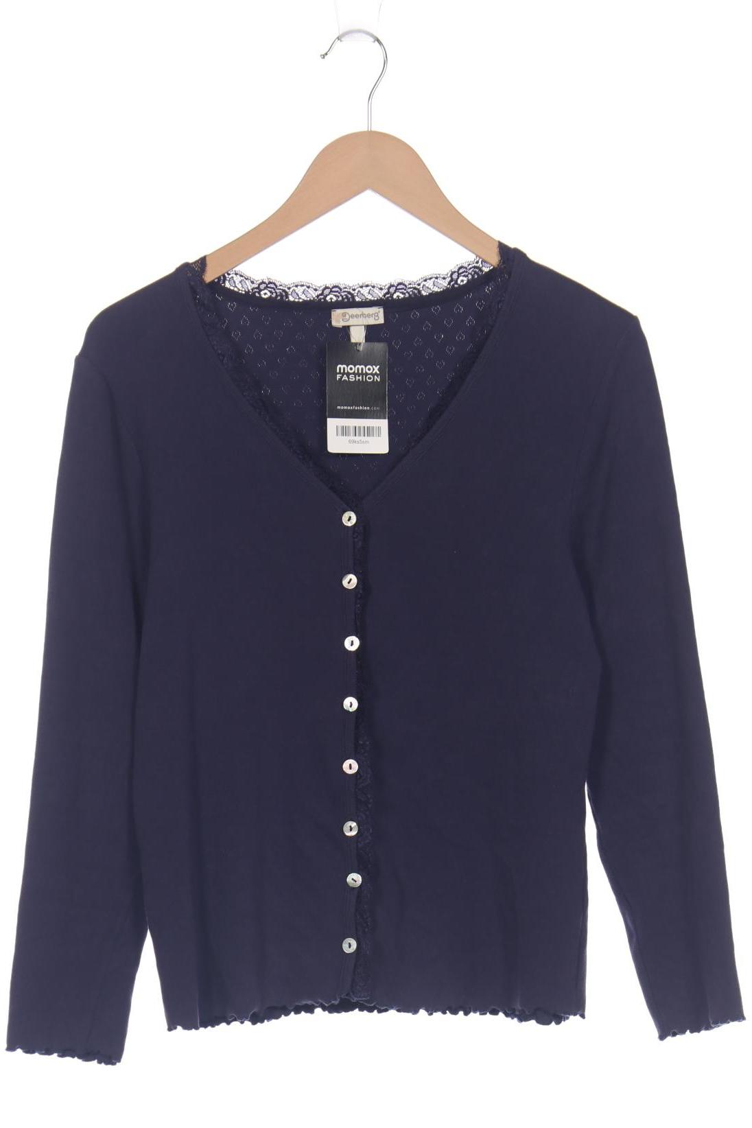 Deerberg Damen Strickjacke, blau, Gr. 38